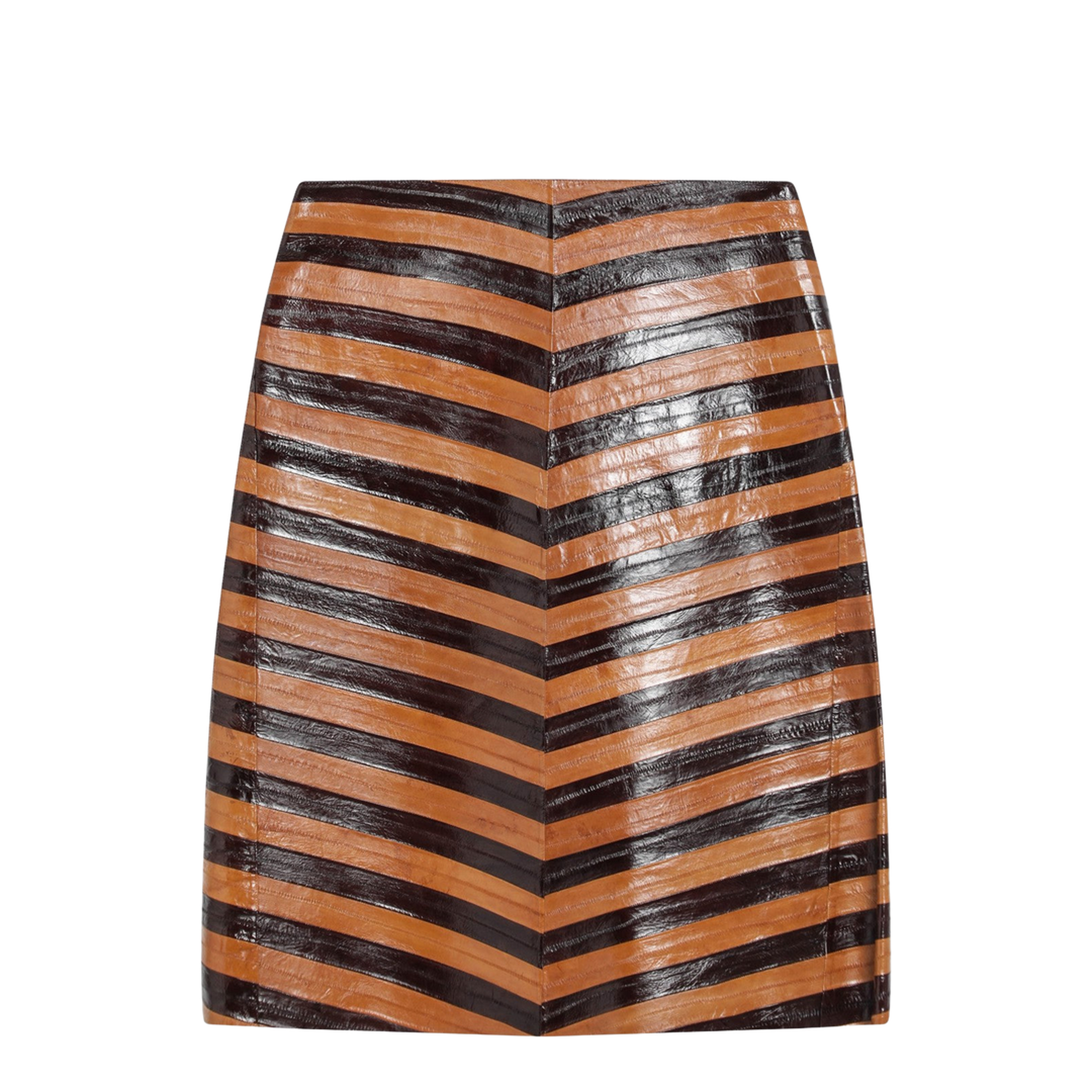 Skirt Fine Leathers Brown