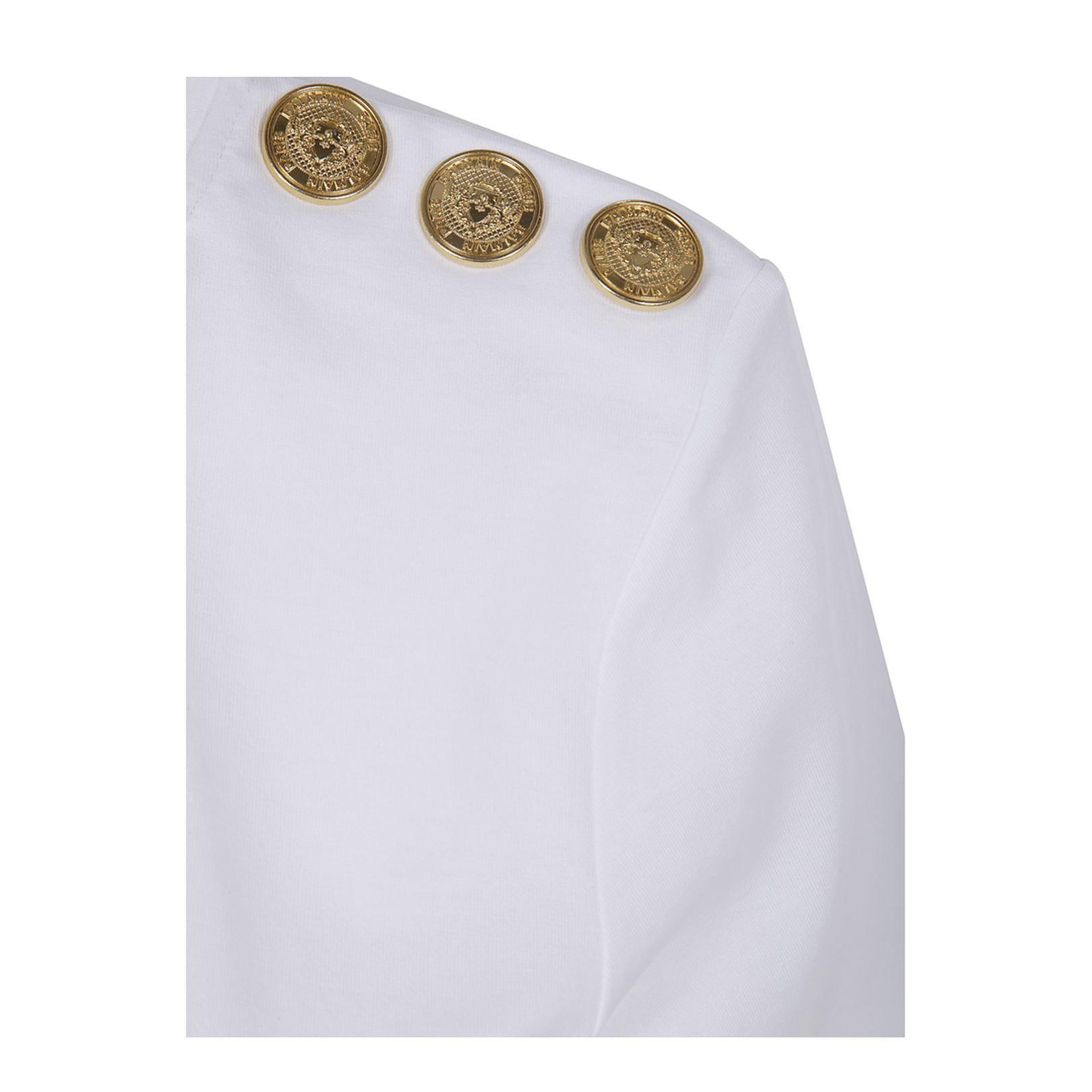 3 Buttons Printed T-Shirt