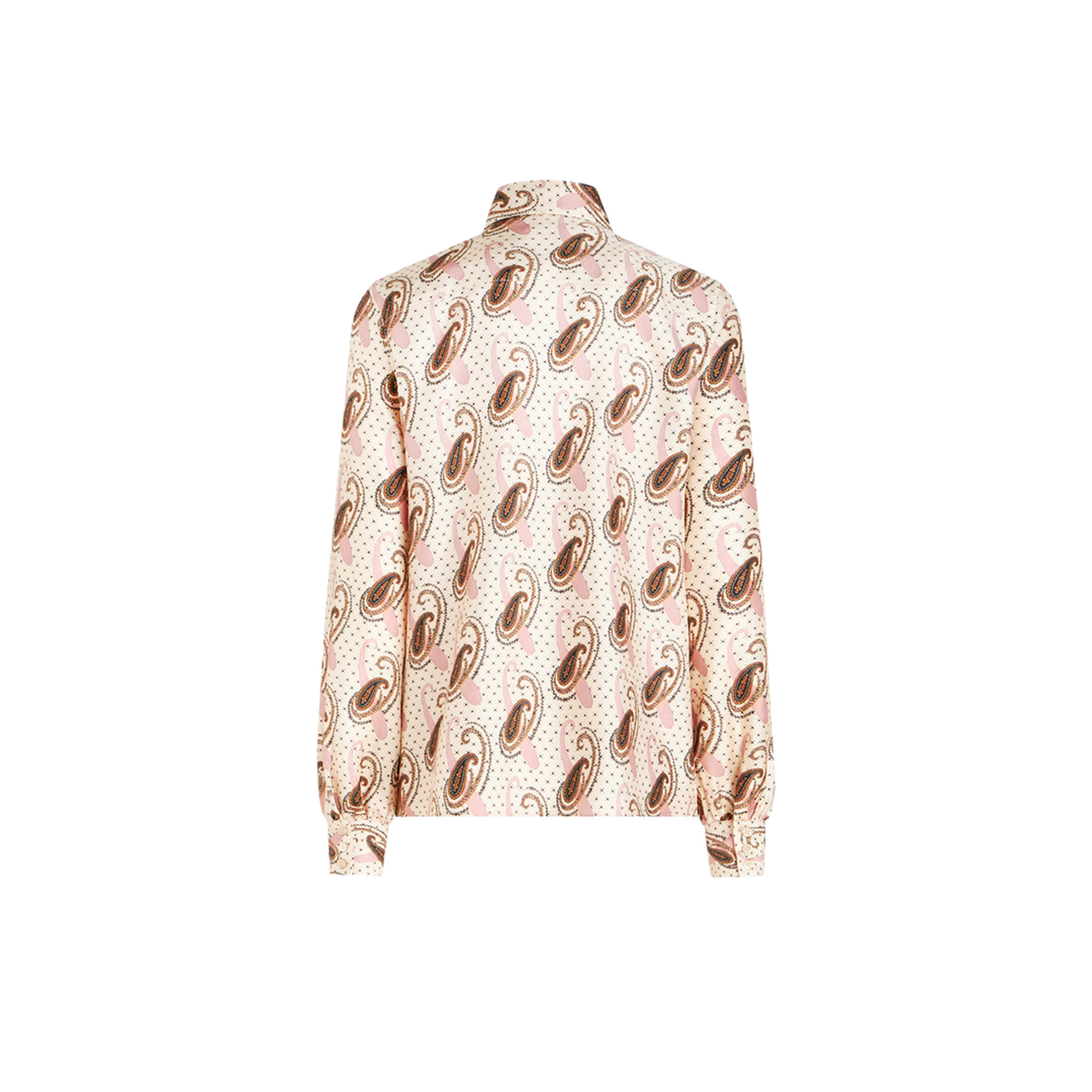 Silk Shirt With Paisley Pattern