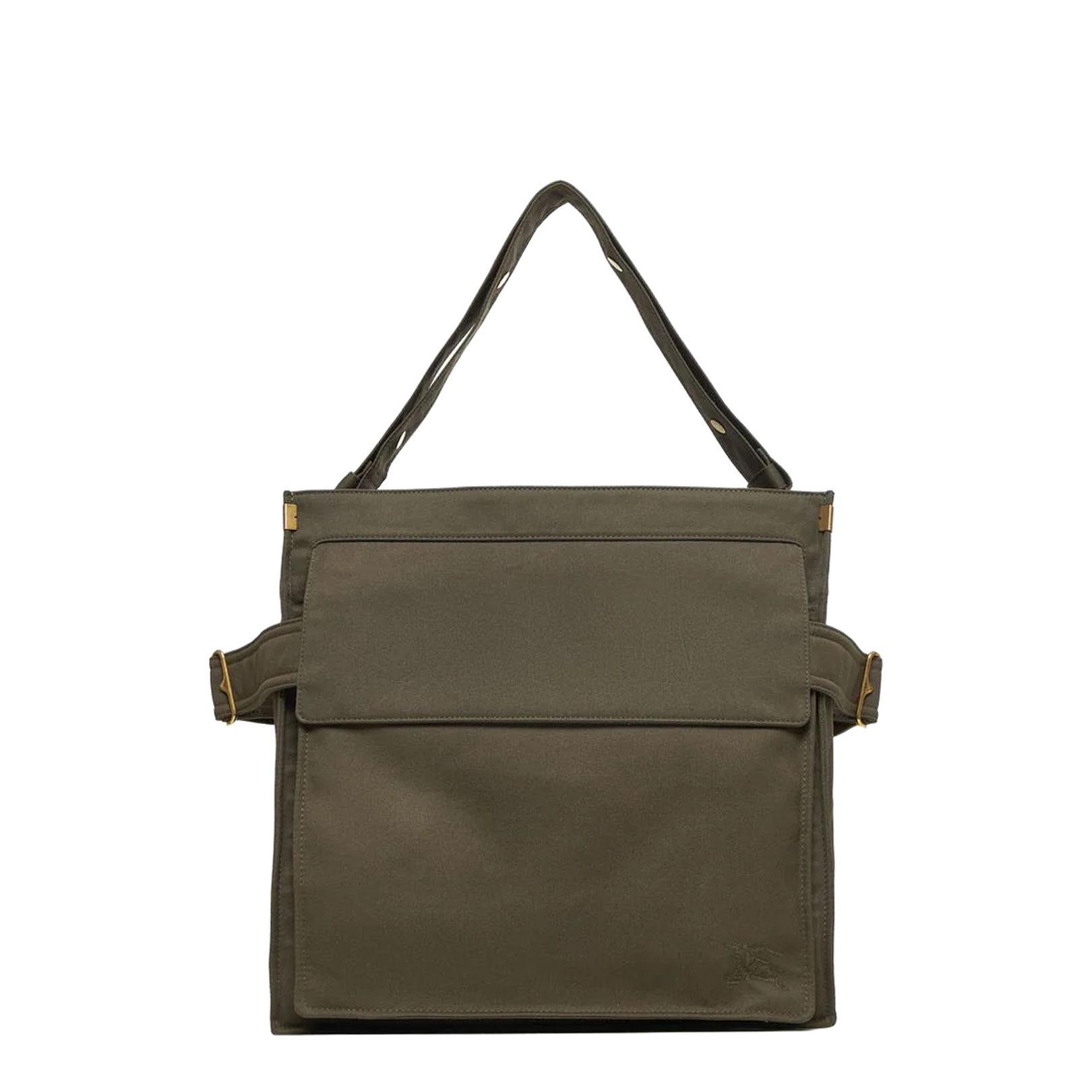 Military Green Canvas Medium Tote Trench Shopping Bag