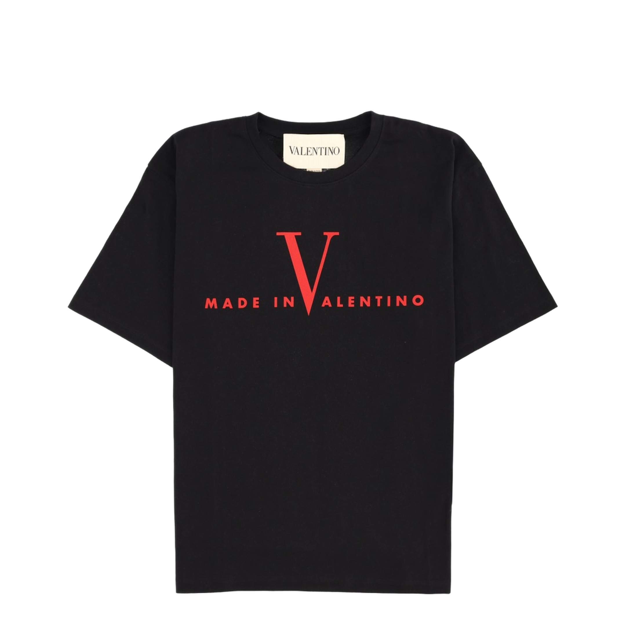 Cotton T-Shirt with Made In Print