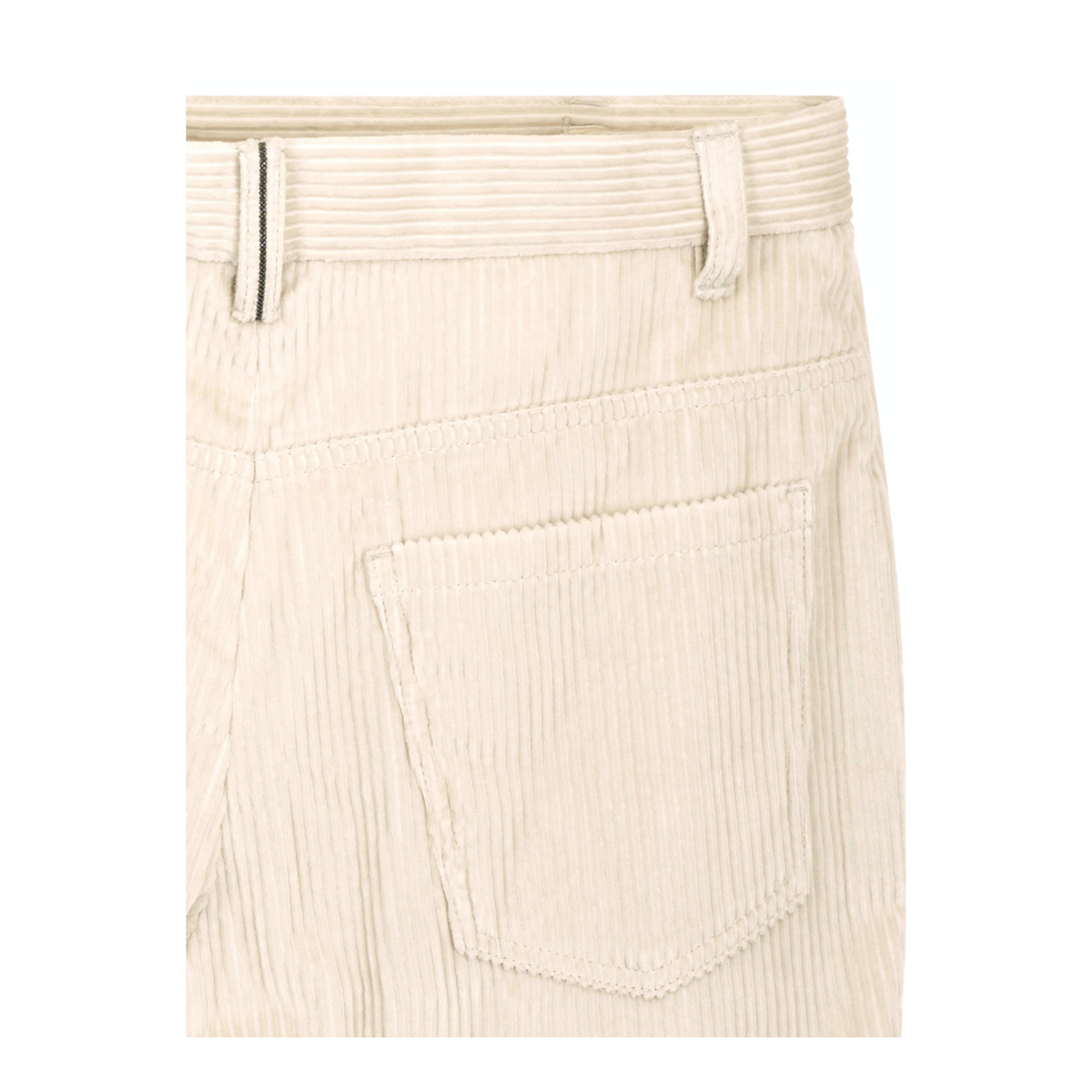 Fluid Corduroy Sartorial Track Trousers with Jewellery