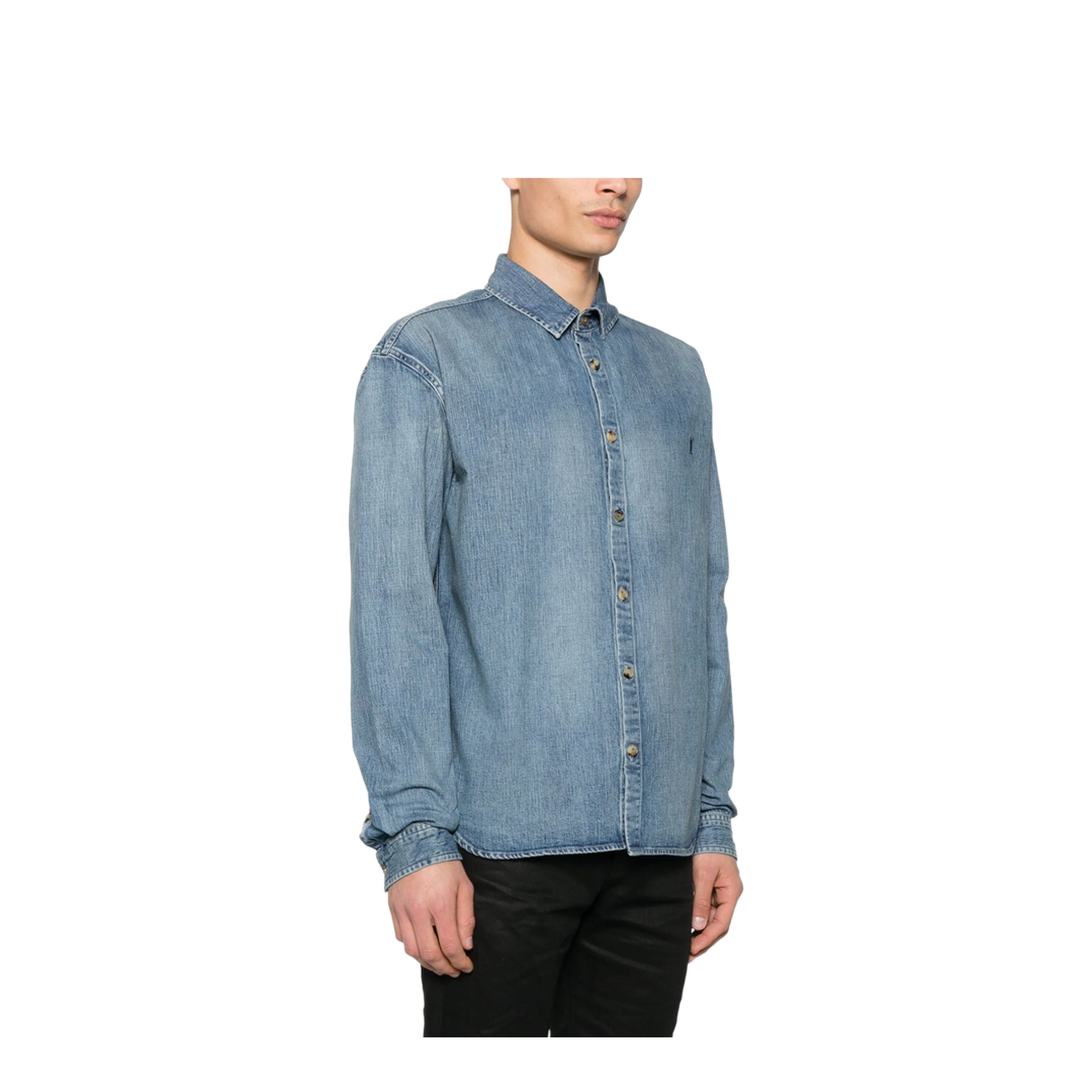 Cassandra Shirt in Day Blue Denim