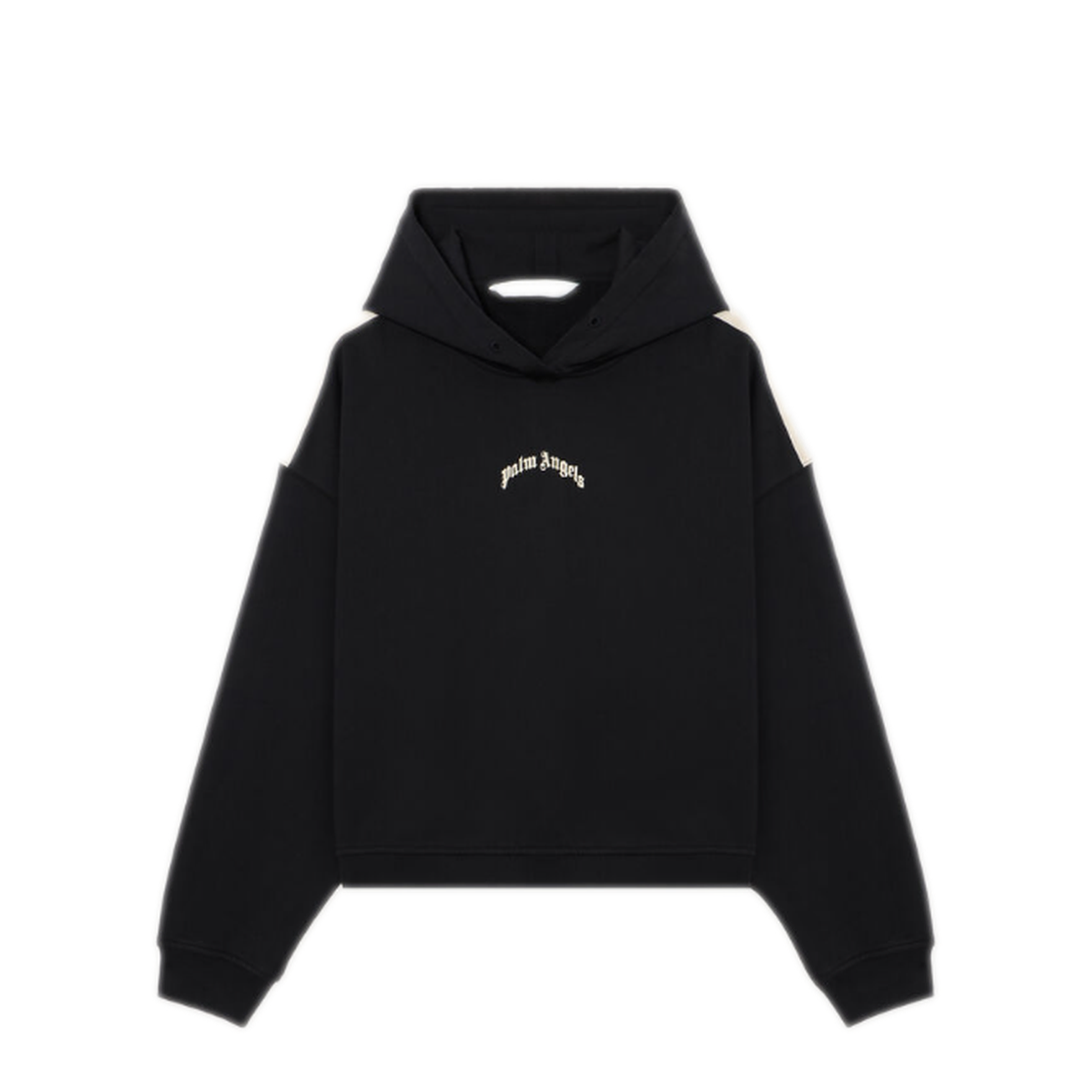 MAYFEYR - Palm Angels - Curved Logo Loose Crop Hoodie - PWBB076S26FLE001100A