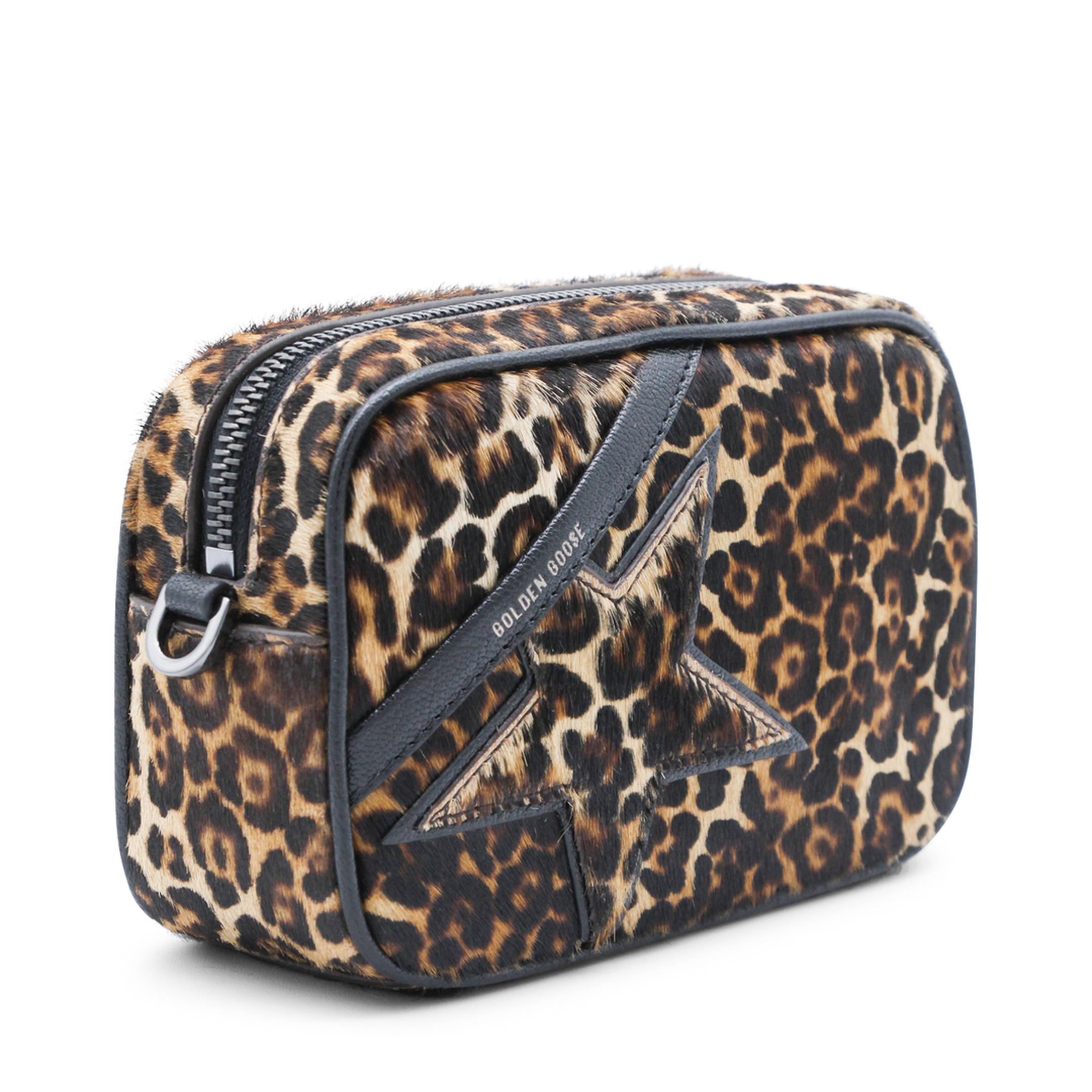 Mini Star Bag Mini Pony Skin Crossbody Bag - Beige, Brown and Black