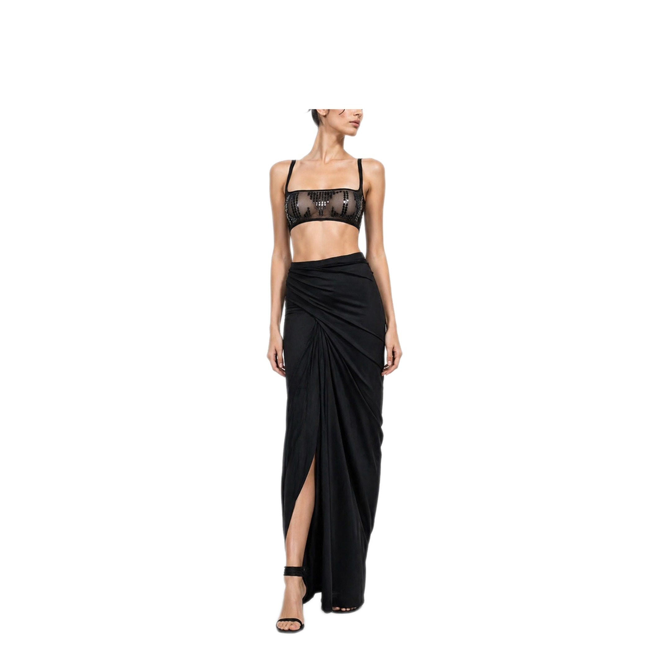 MAYFEYR - RICK OWENS LILIES - Anthem Long Skirt - LI01F7324RV09
