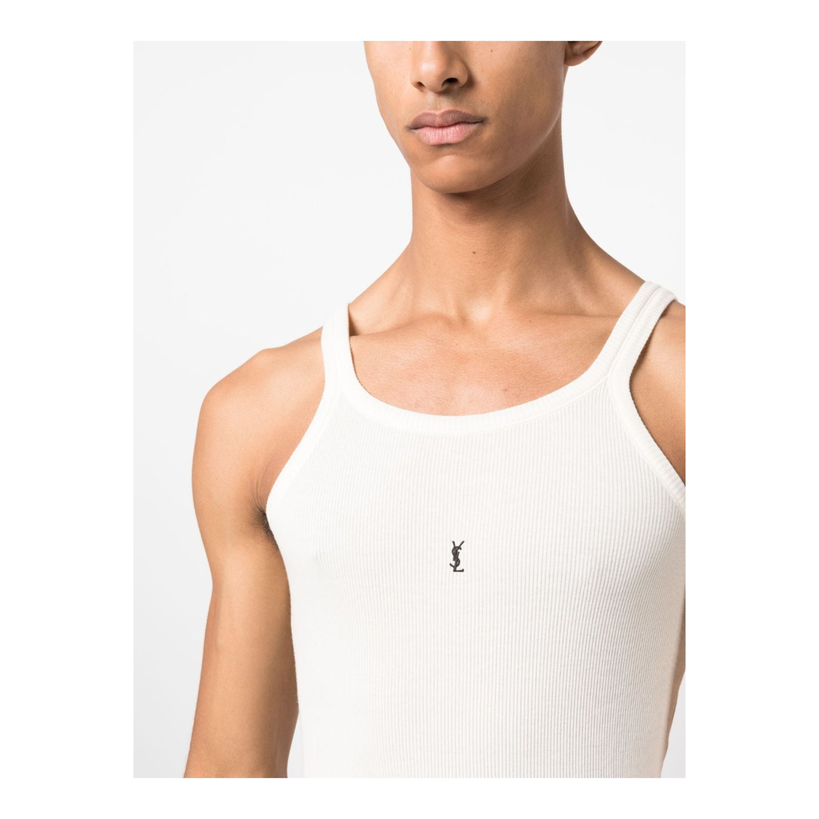 Ribbed Cotton Tank Top
