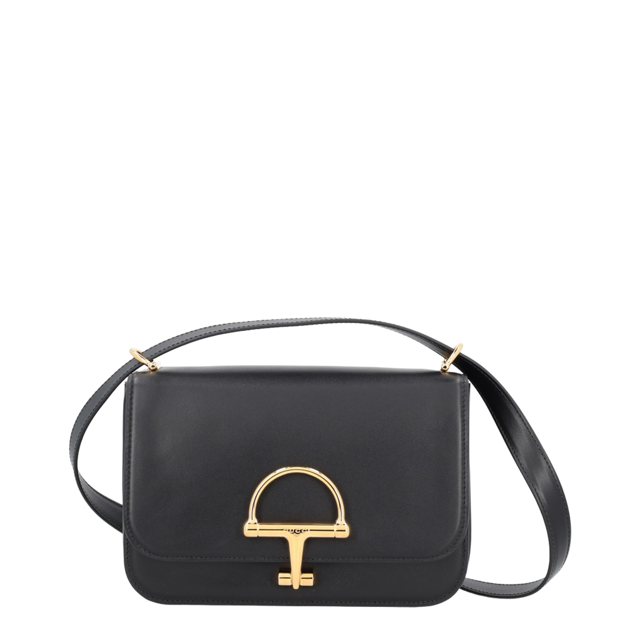 Siena Small Shoulder Bag in Black Leather