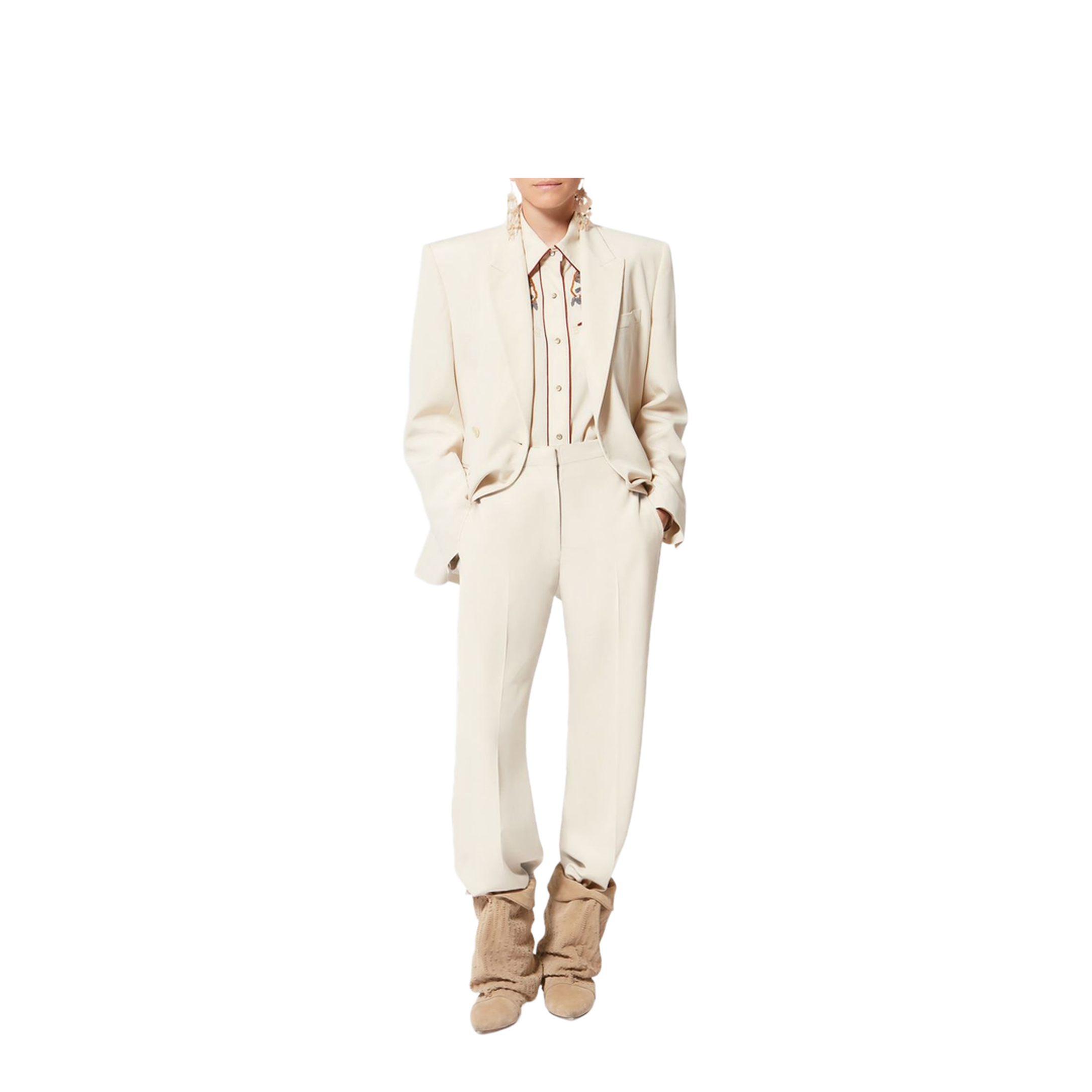 MAYFEYR - Isabel Marant - Trousers Beige - PA0643FB-D1F02I23EC