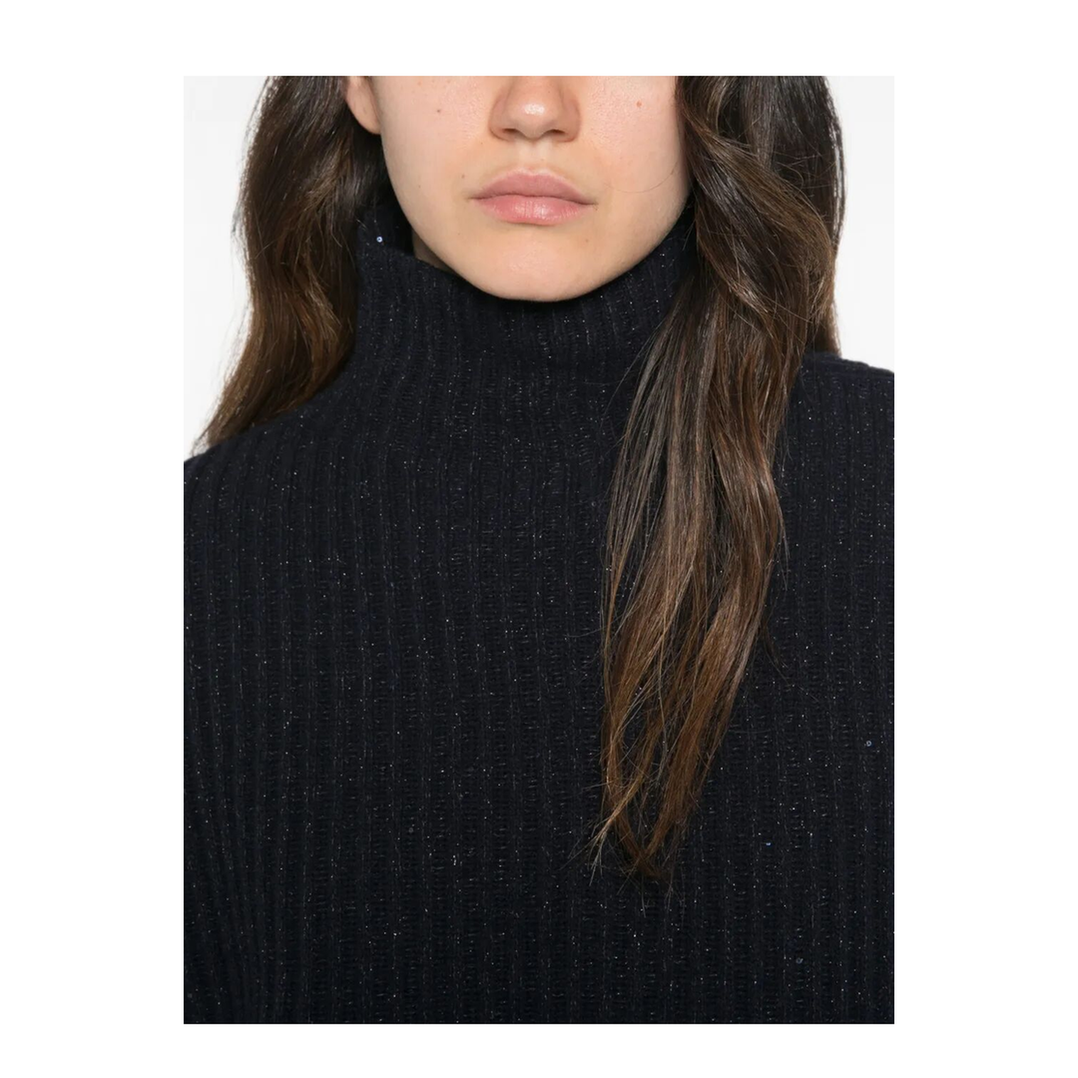 MAYFEYR - Brunello Cucinelli - Sequin-Embellished Ribbed Cashmere Turtleneck - MBM753504