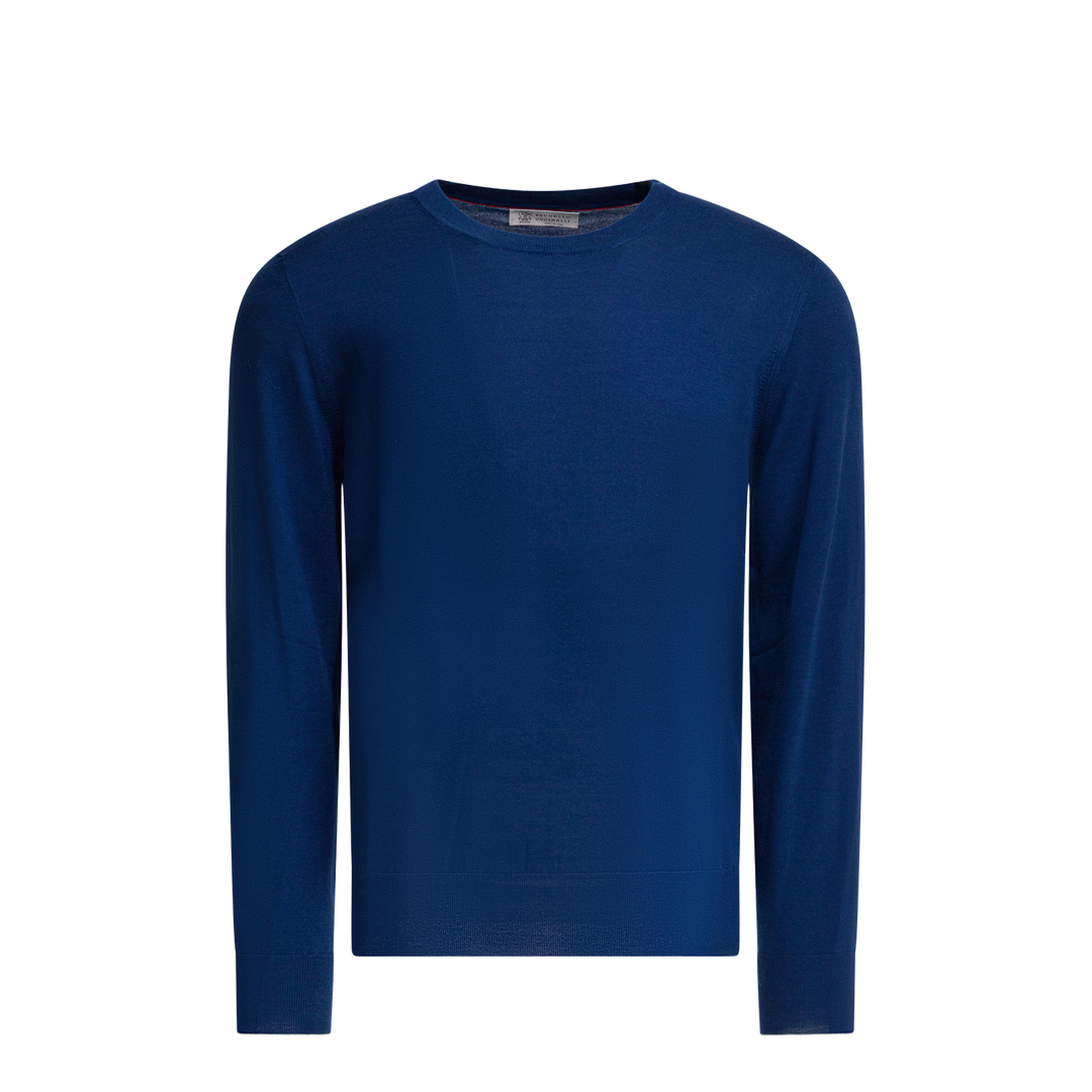 Cotton Crewneck Sweater Blue
