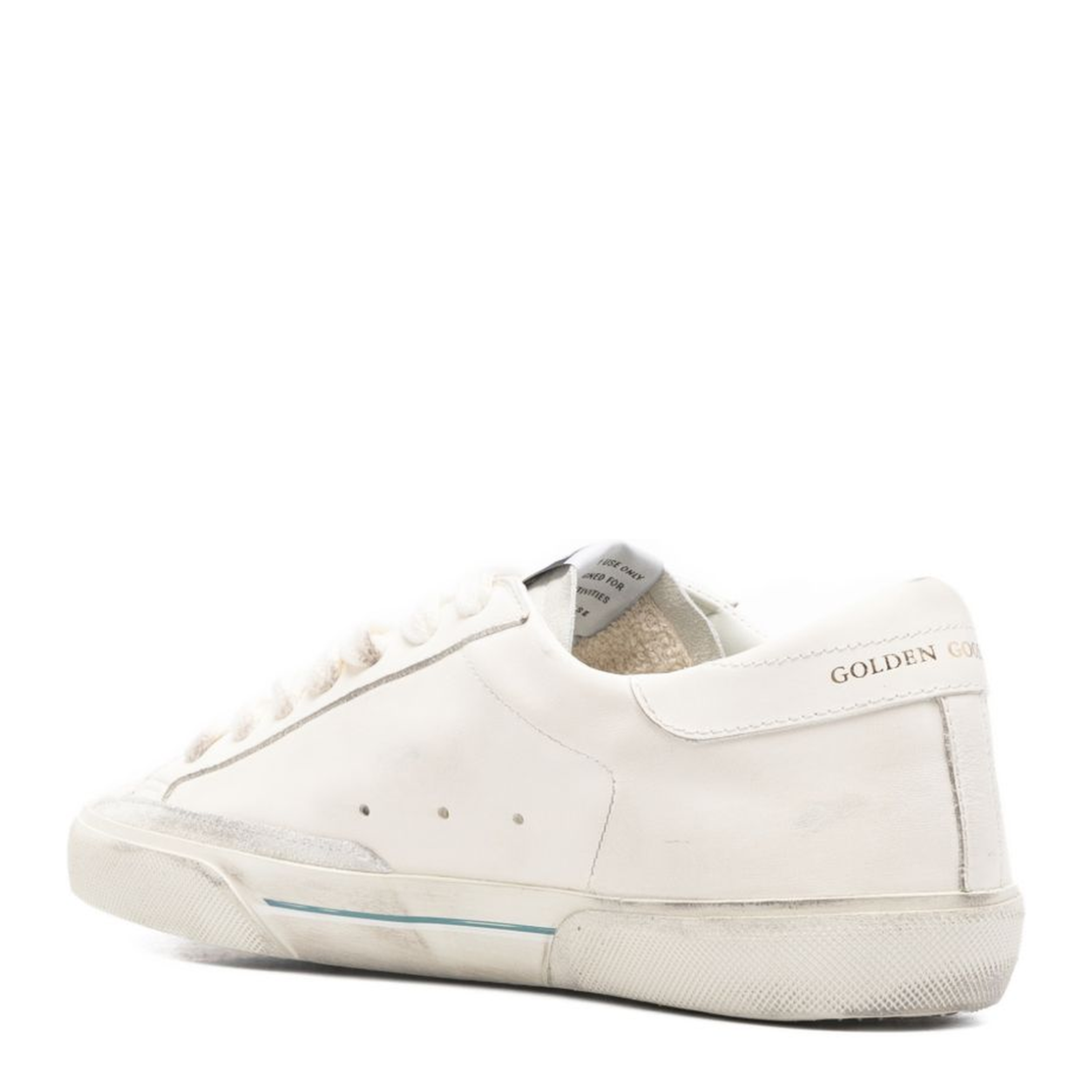 Super-Star Nappa Leather Sneakers with Laminated Leather Star