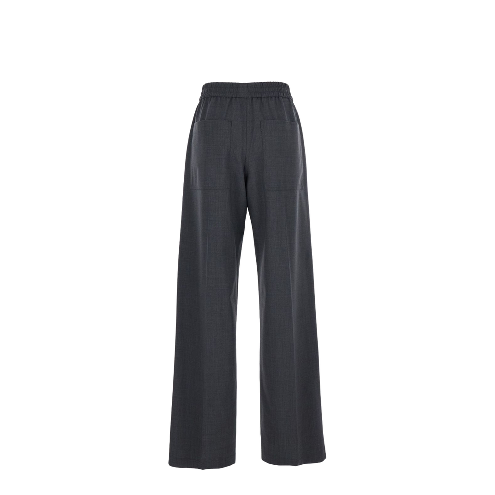 Wool Wide-Leg Trousers