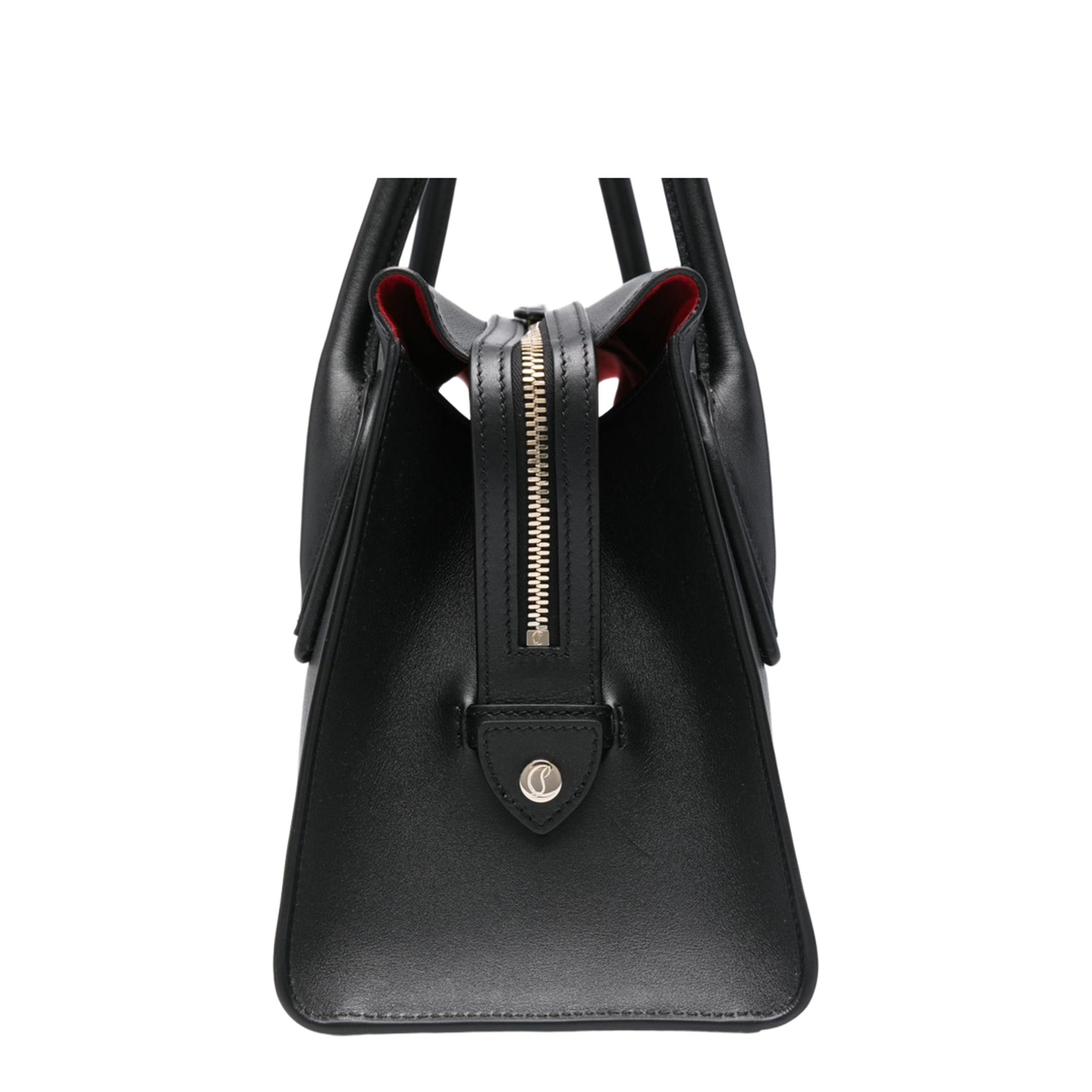 Venus Medium Calf Leather Shoulder Bag - Black