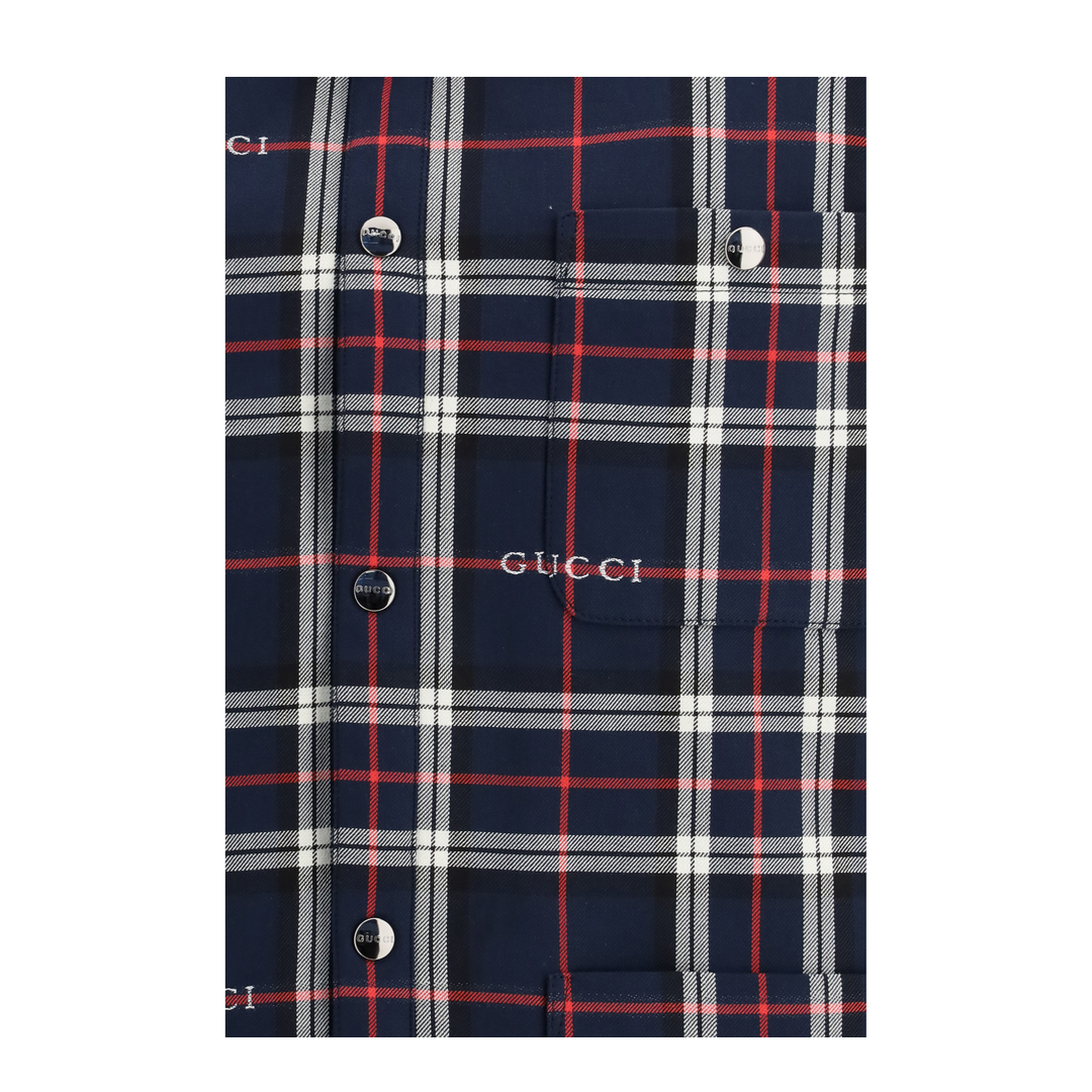 MAYFEYR - Gucci - Padded Tartan Cotton Jacquard Shirt - 853013ZAUAC