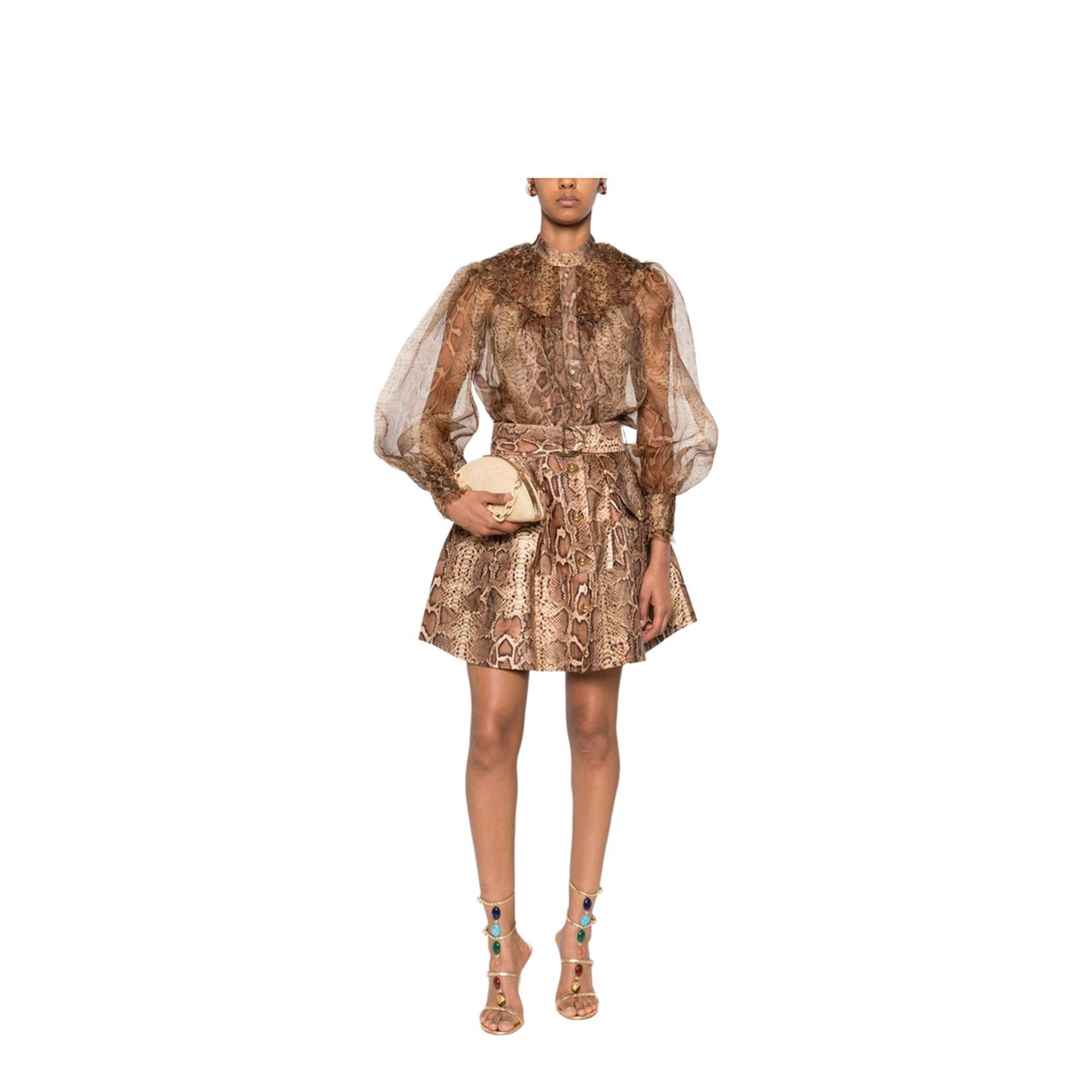 Brown Skirt