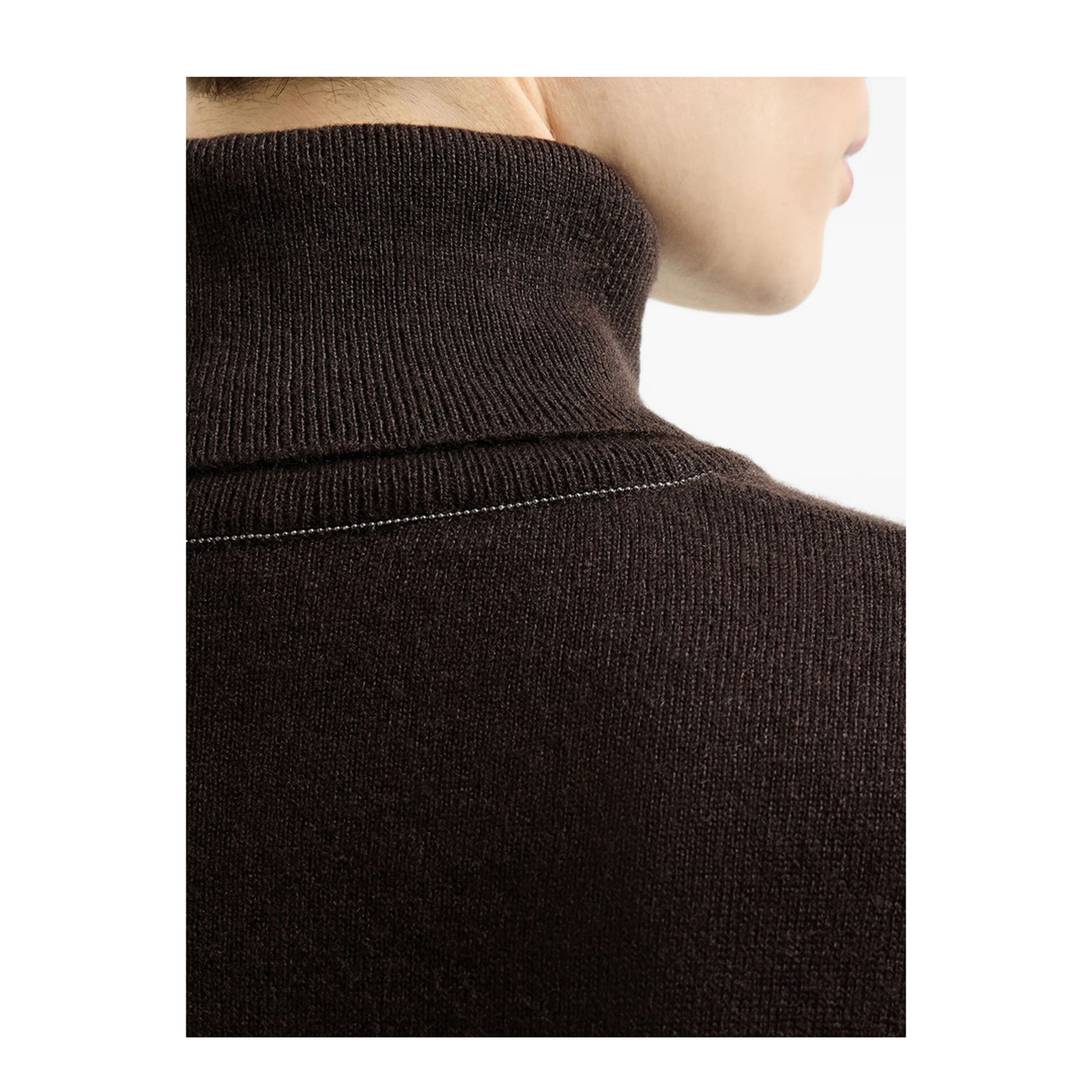 MAYFEYR - Brunello Cucinelli - Cashmere Turtleneck Sweater With Pendant - M12150103