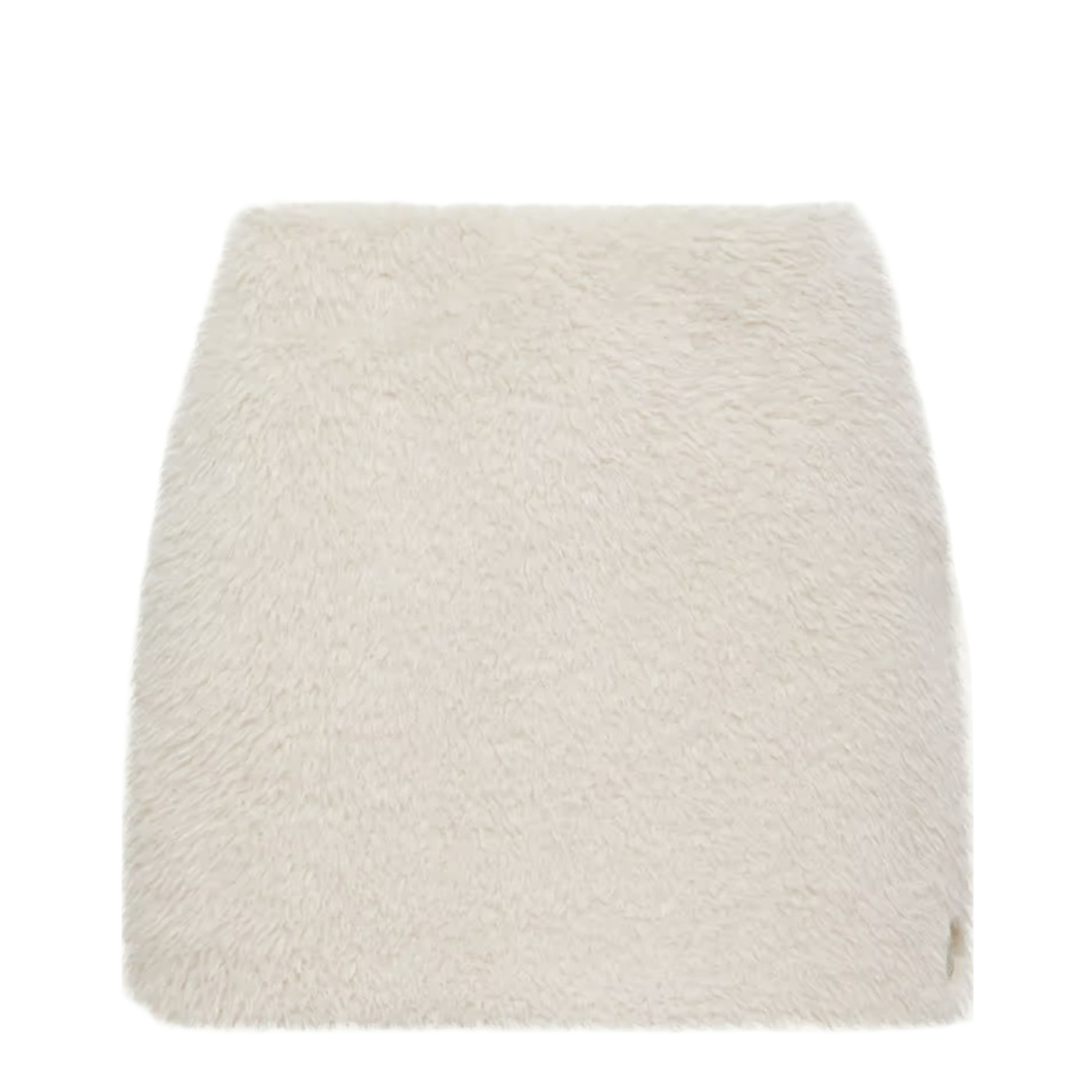 White Teddy Mini Skirt