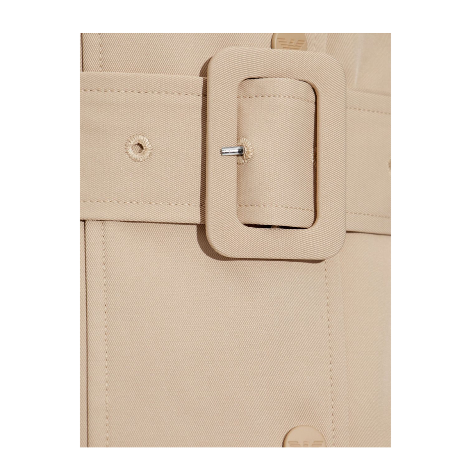 Cotton Blend Trench Coat