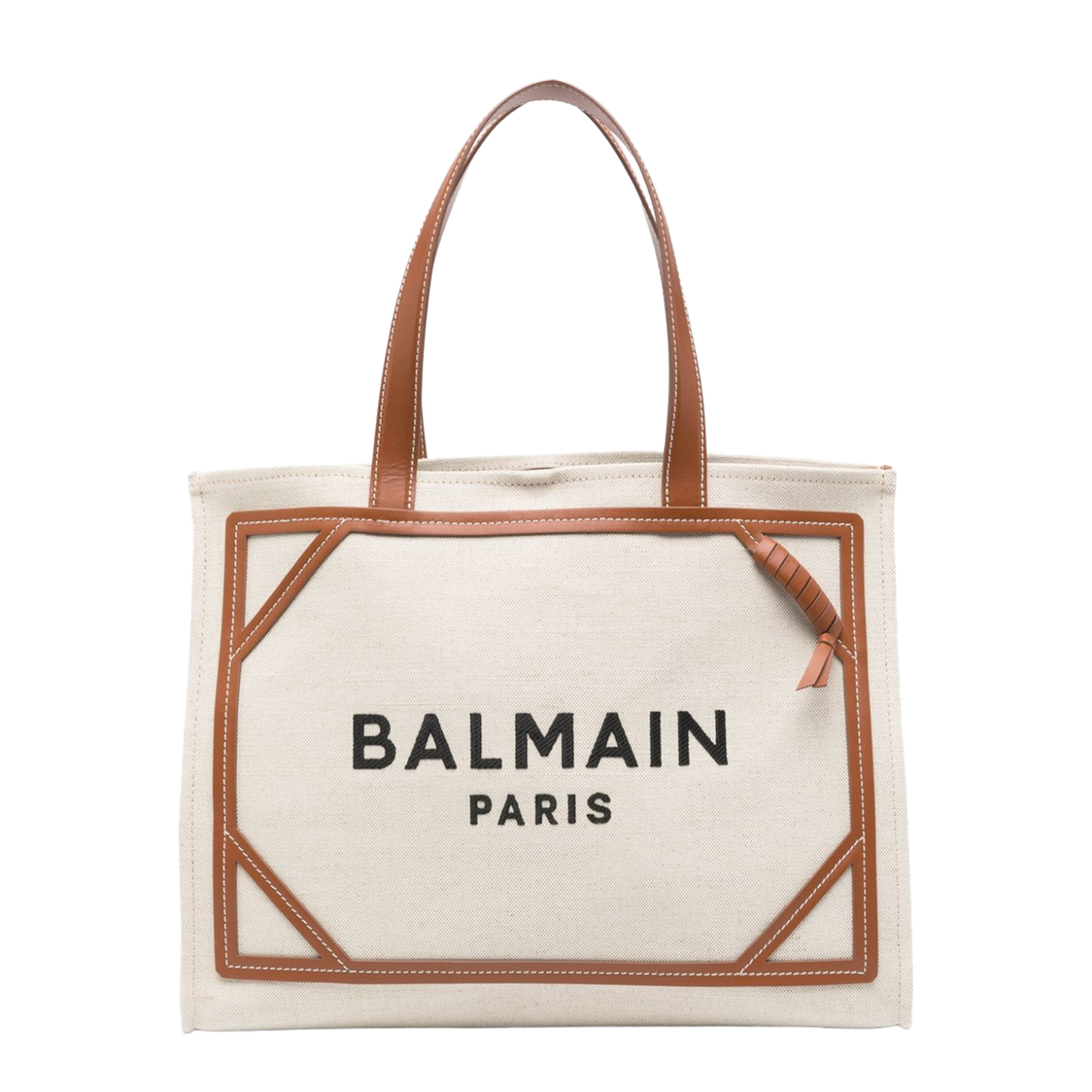 Chic Beige Shopping Bag