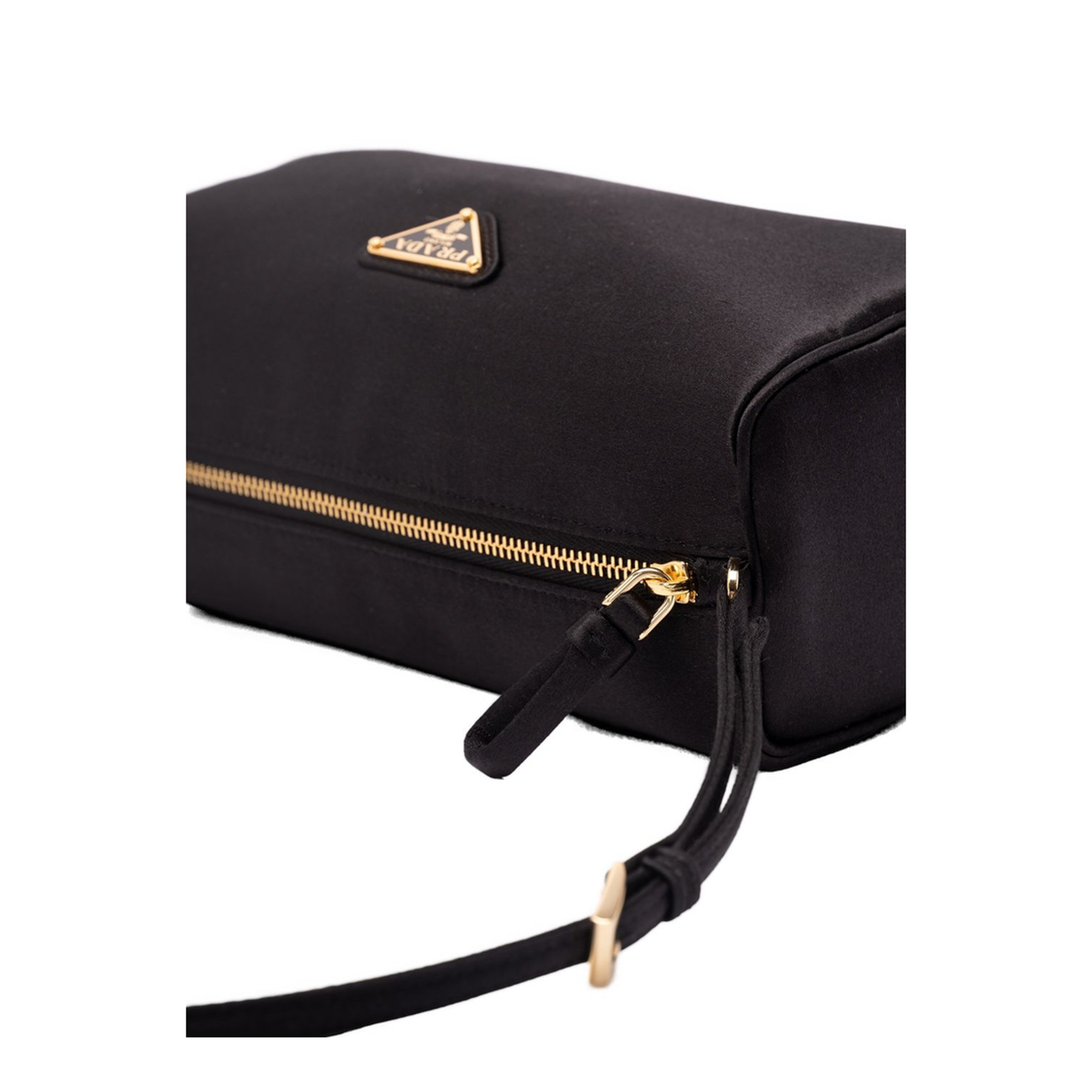 Black Satin Pouch