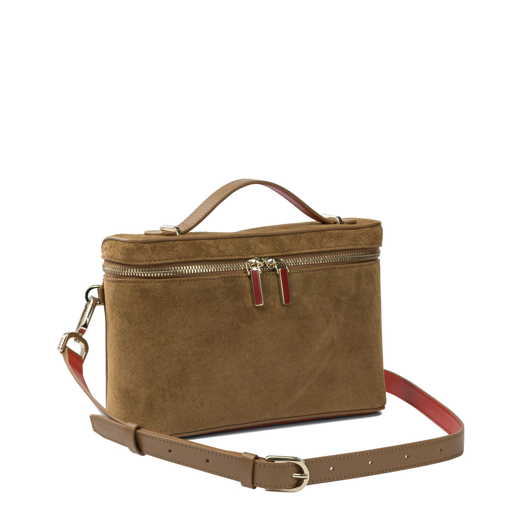 Top Handle Zip Bag with Adjustable Strap