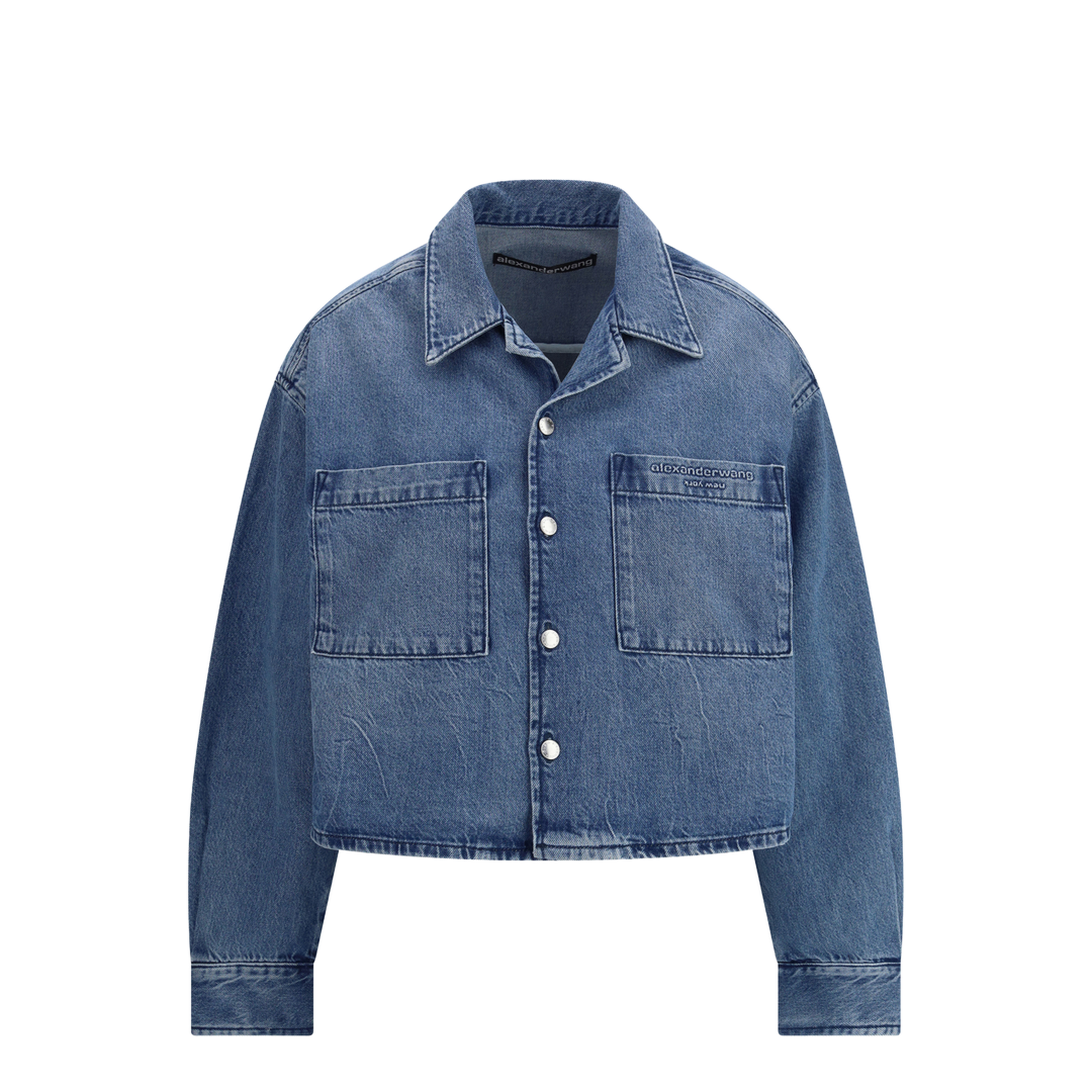 MAYFEYR - Alexander Wang - Cropped Denim Shirt - 4DC1261976