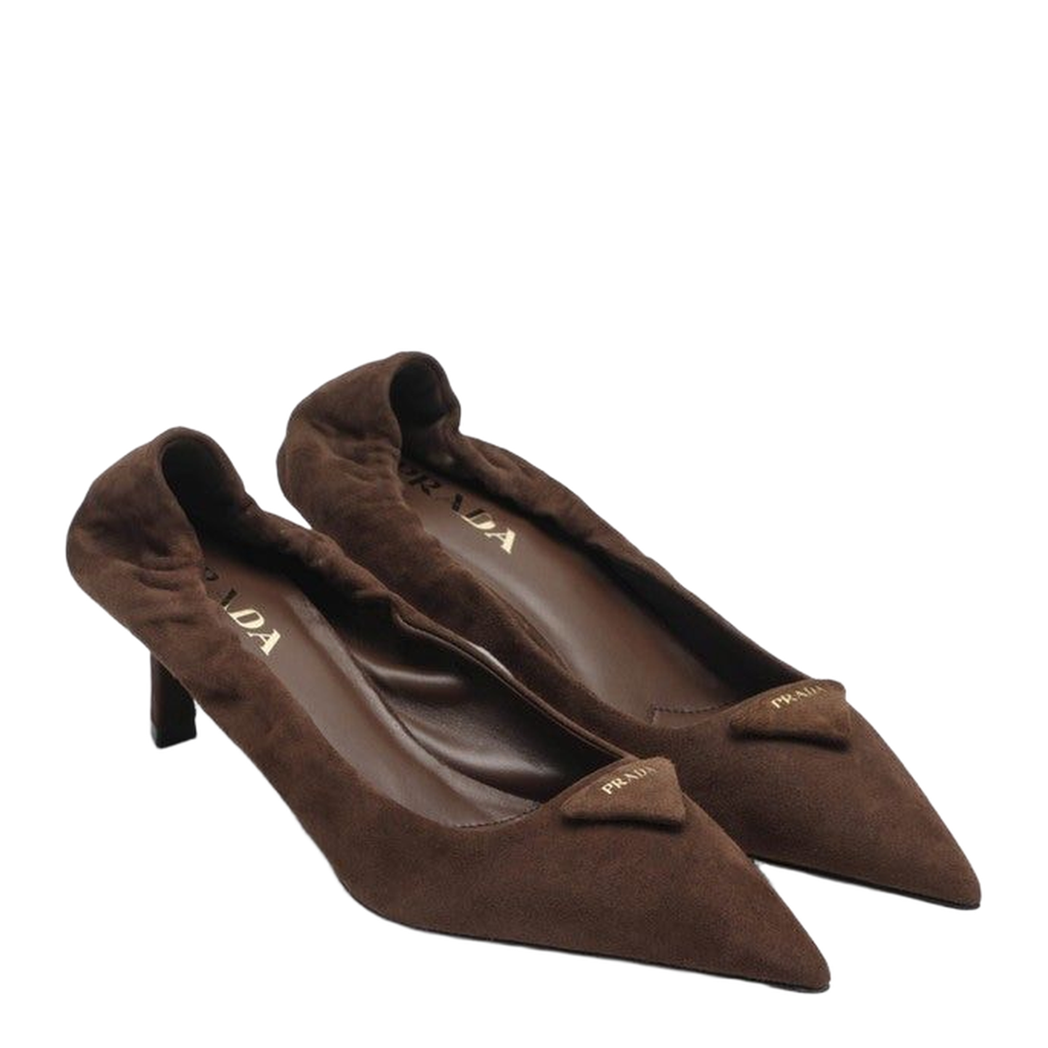 Cocoa Colored Suede Pumps