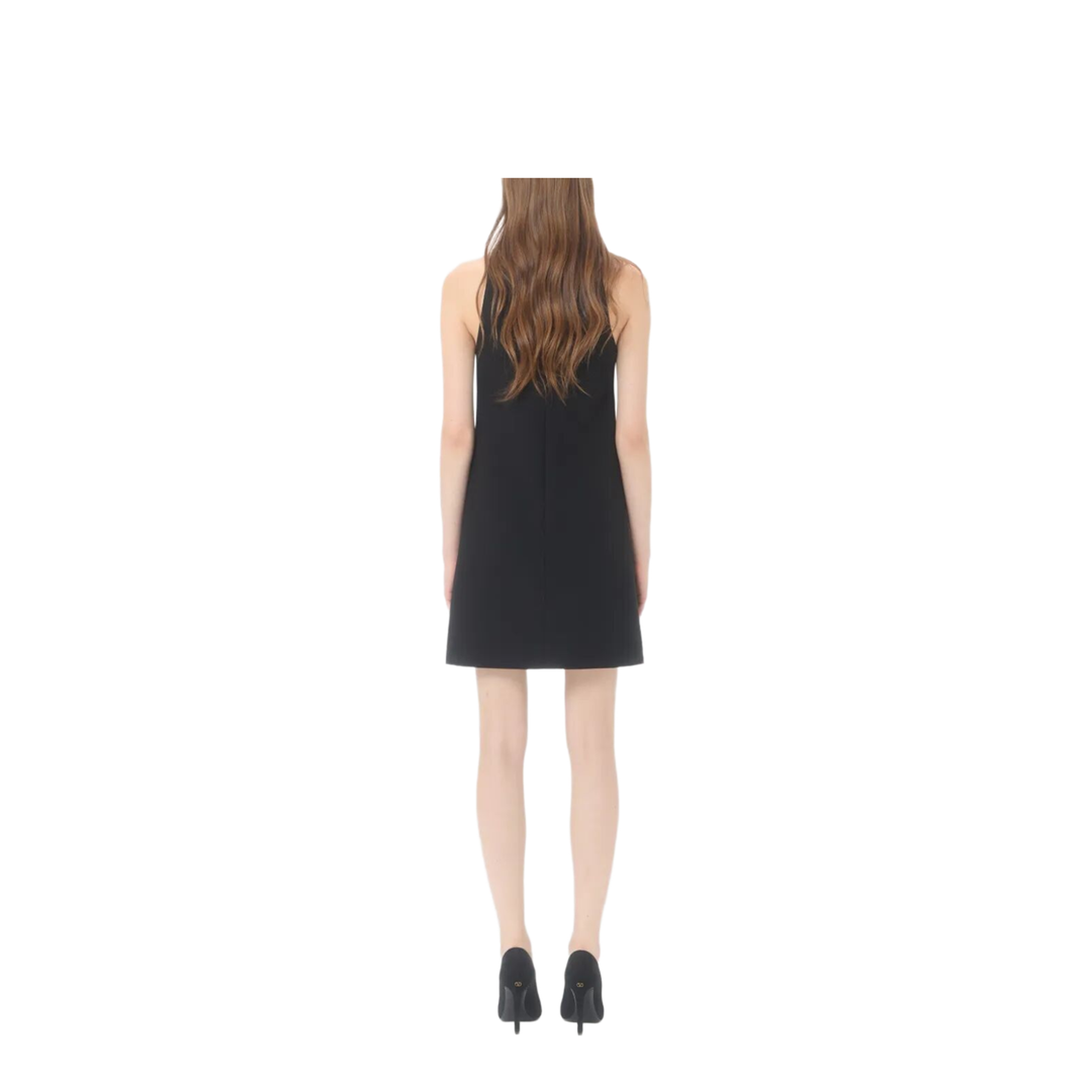 MAYFEYR - Valentino - Rhinestone Snake Embroidery Crepe Couture Short Dress - BVAKD51CF