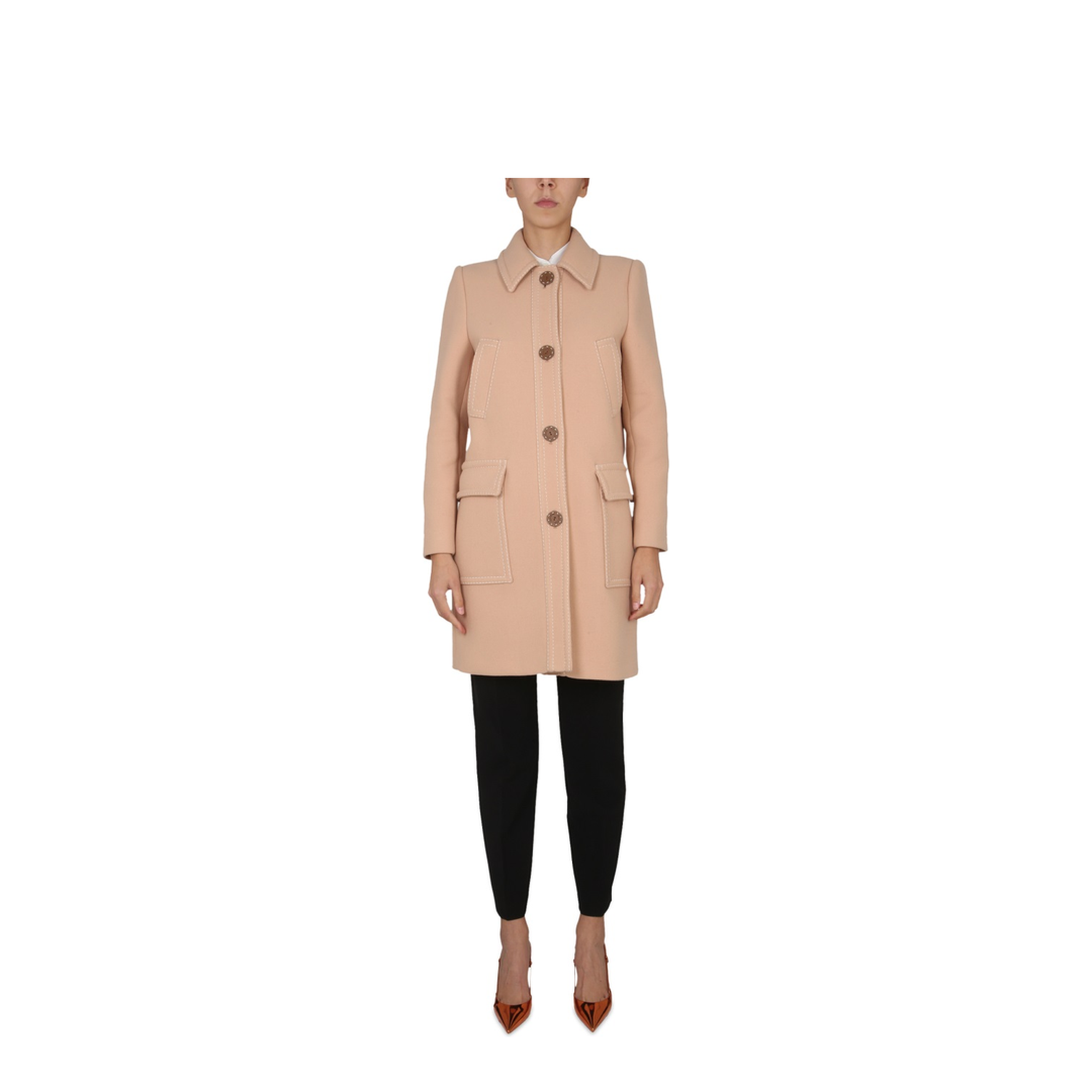 MAYFEYR - BOUTIQUE MOSCHINO - Virgin Wool Coat - 060558101148