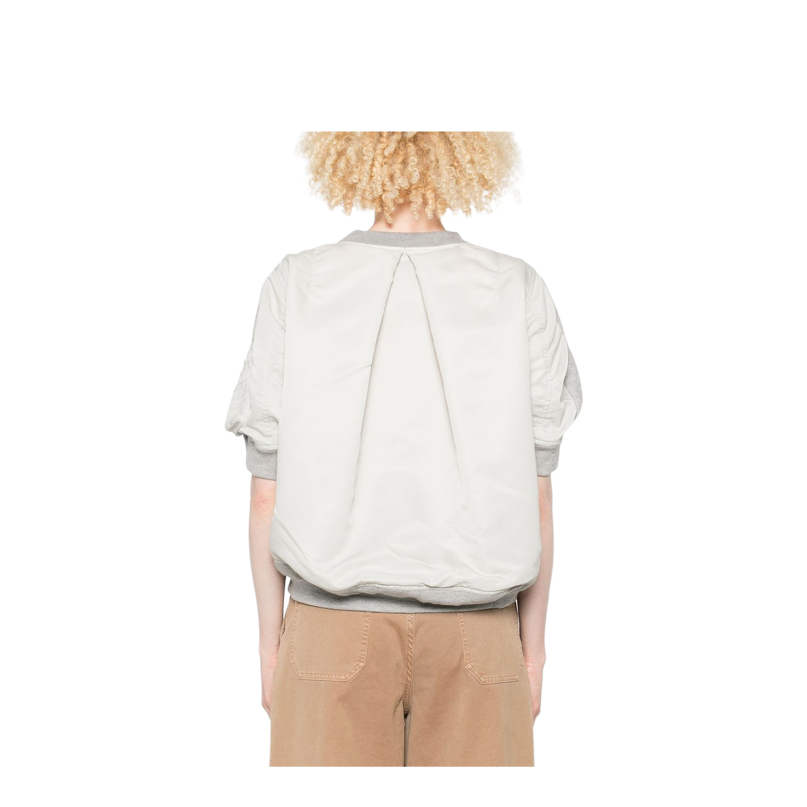 Cotton and Nylon Pullover