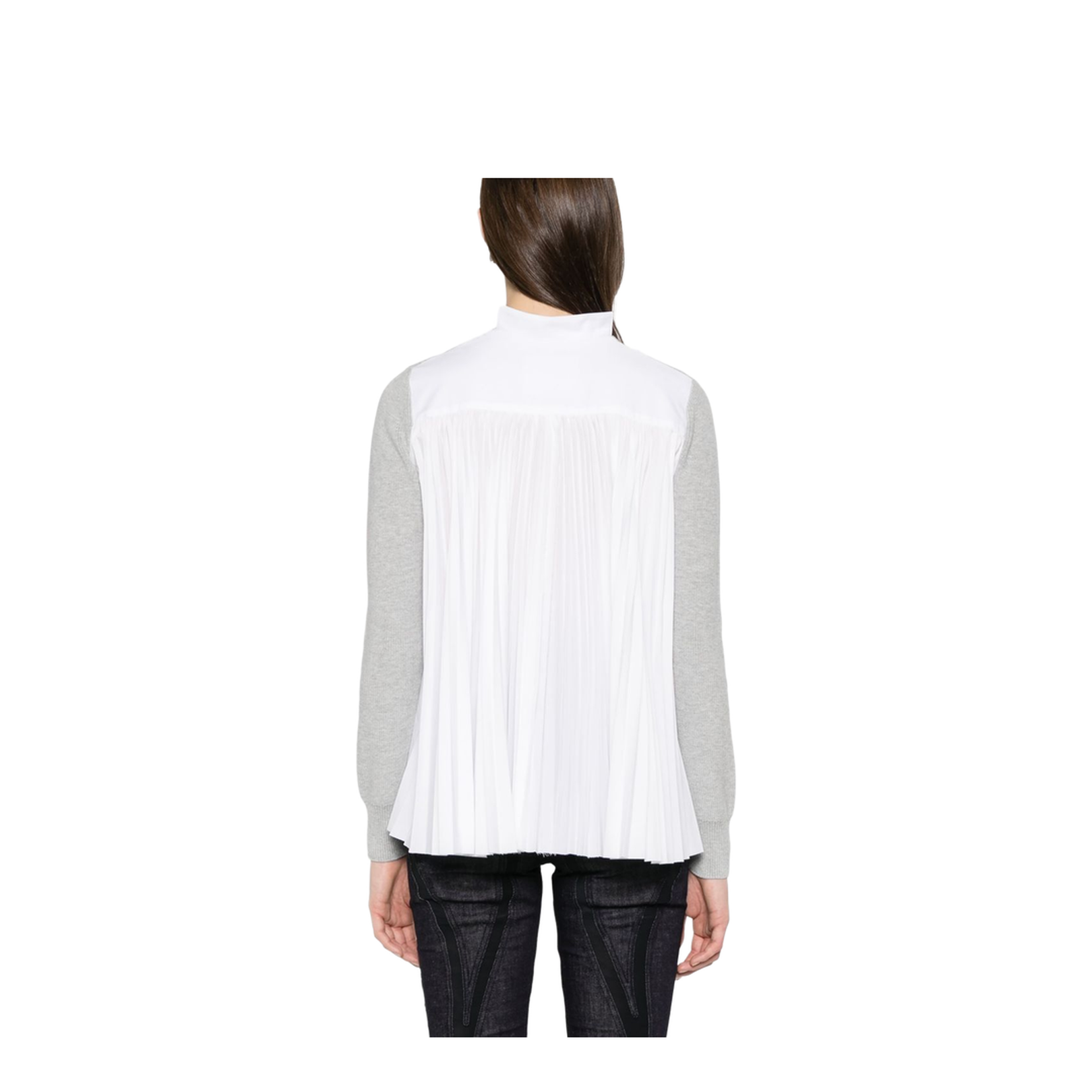 White V-Necked Cardigan
