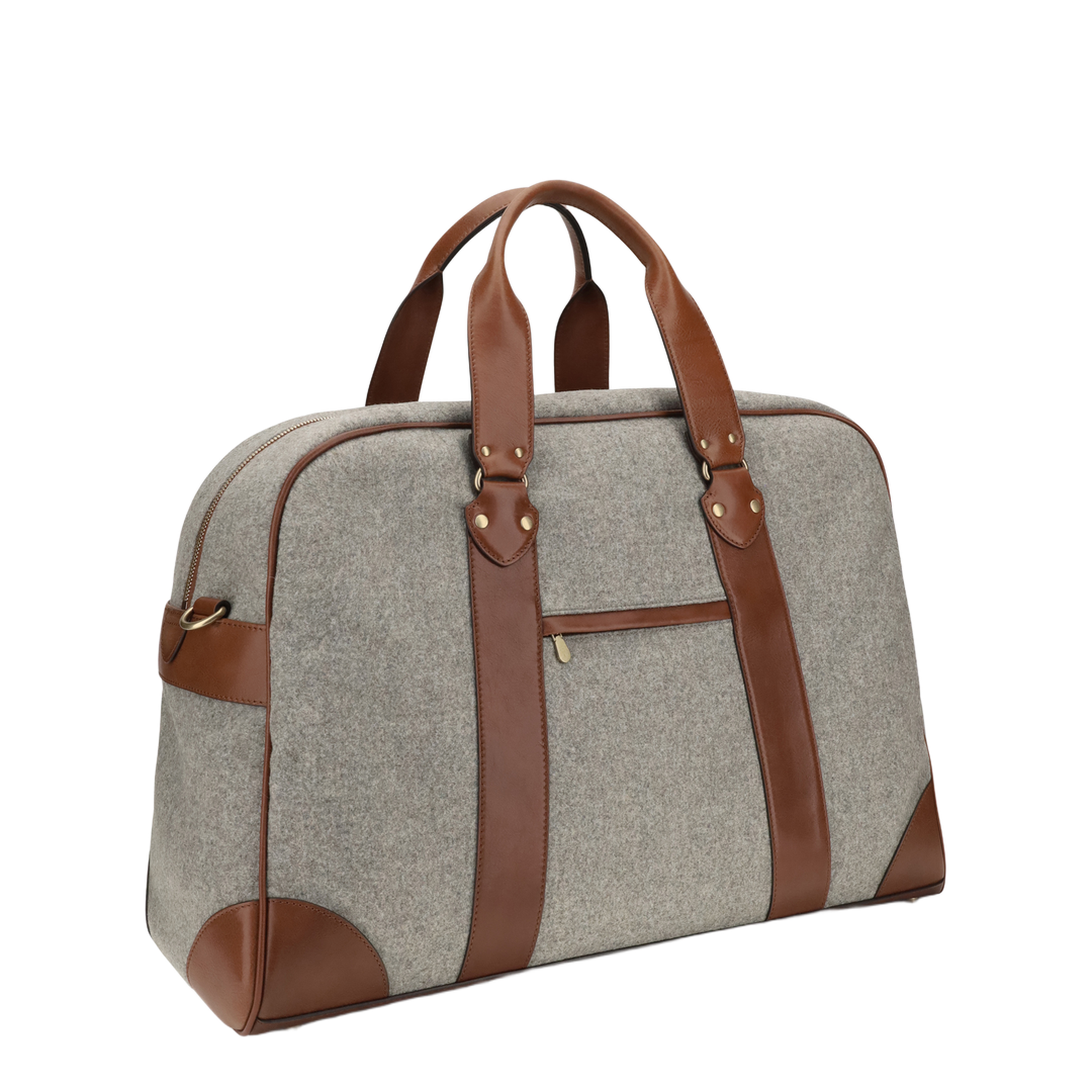MAYFEYR - Brunello Cucinelli - Wool And Leather Travel Bag - MBPABU394