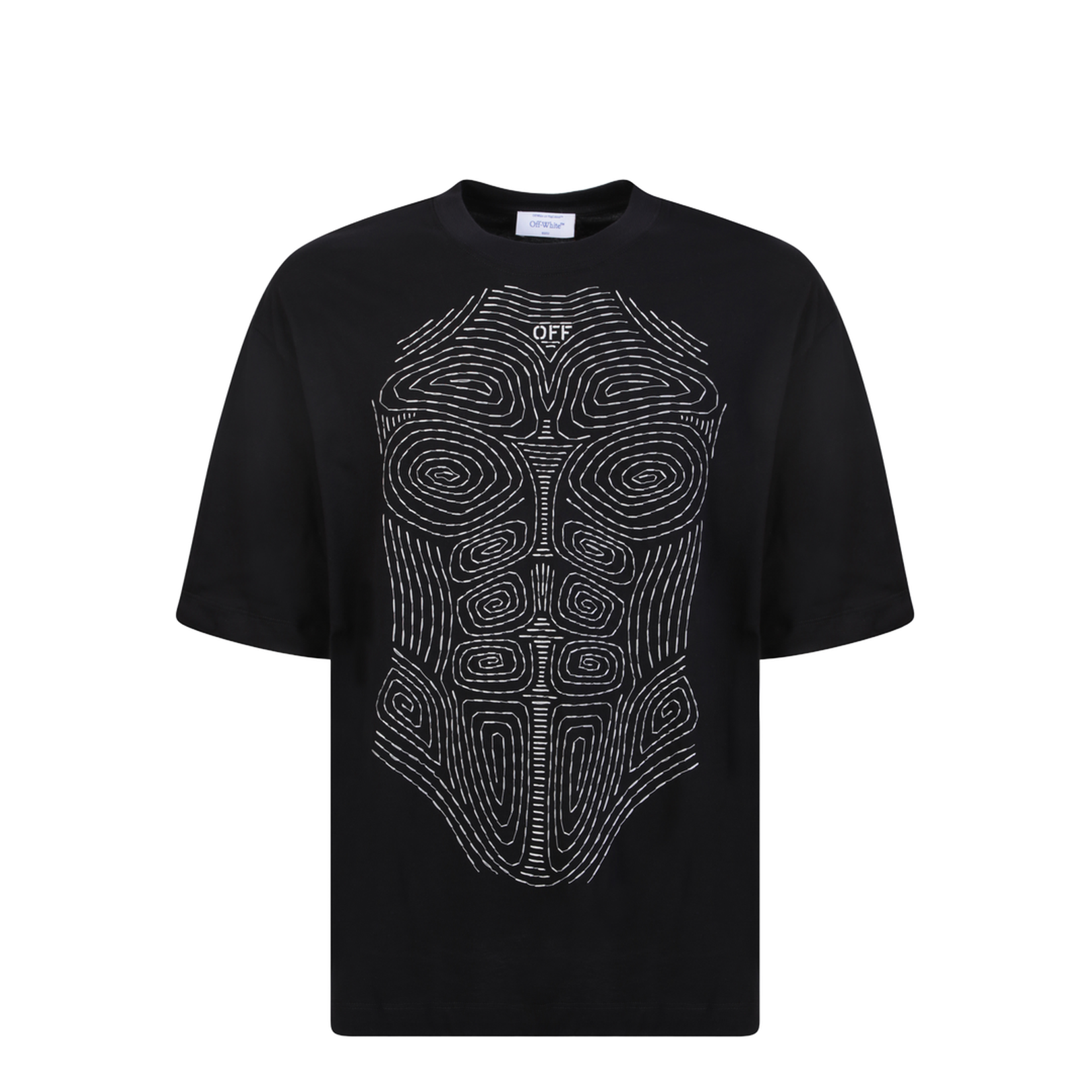 Cotton Body Scan Print T-Shirt