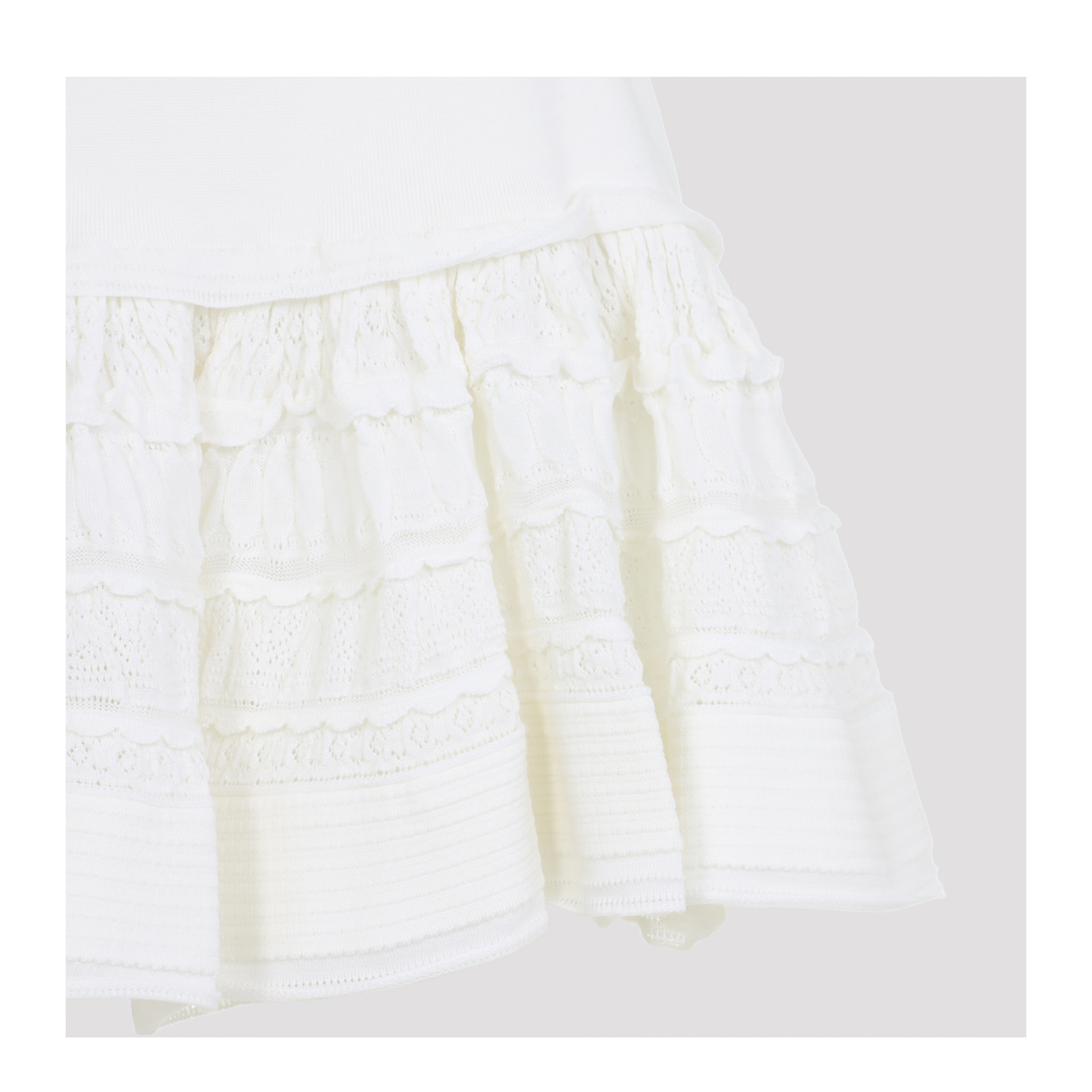 MAYFEYR - Alaia - Ruffle Mini Skirt - AA9J2480K164C