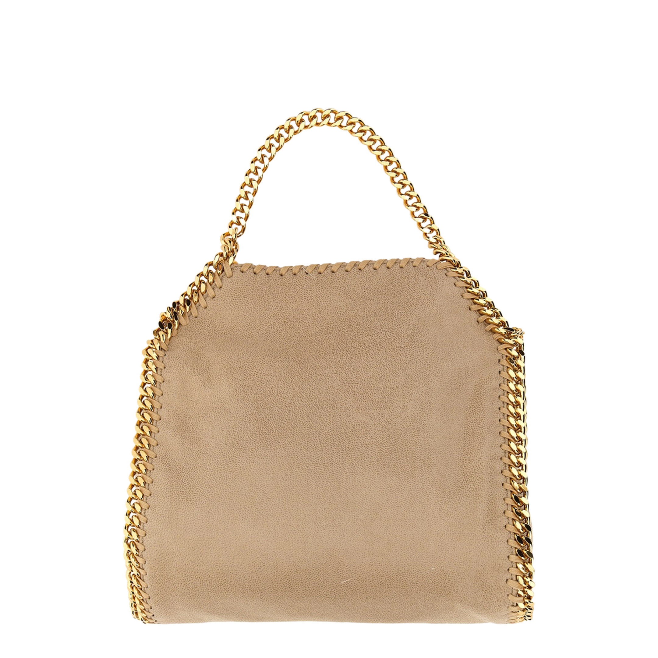 Falabella Mini Matte Vegan Shaggy Deer Tote Bag - Clotted Cream
