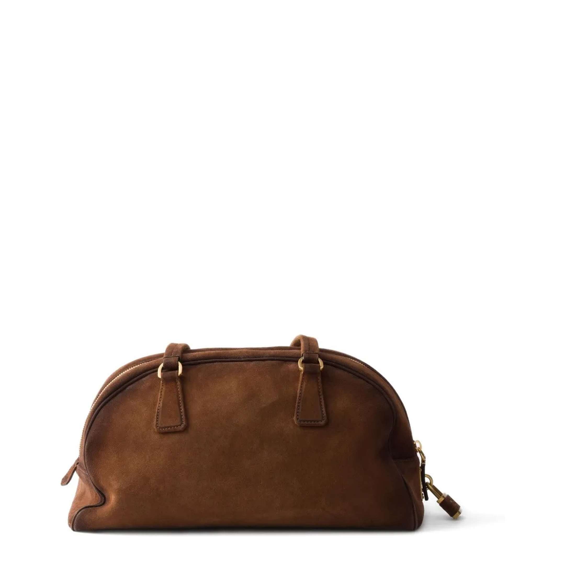 MAYFEYR - Prada - Bowling Medium Suede Bag - 1BB145VOOO2HMY