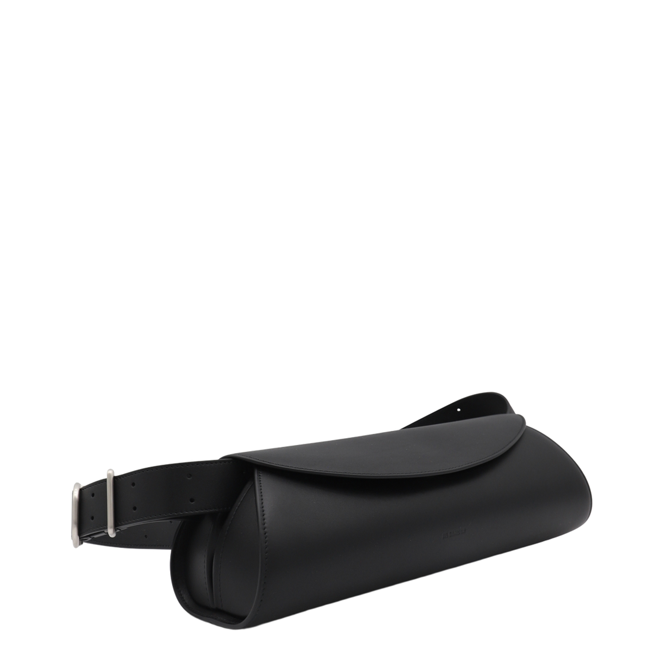 Cannolo Grande Calf Leather Shoulder Bag - Black