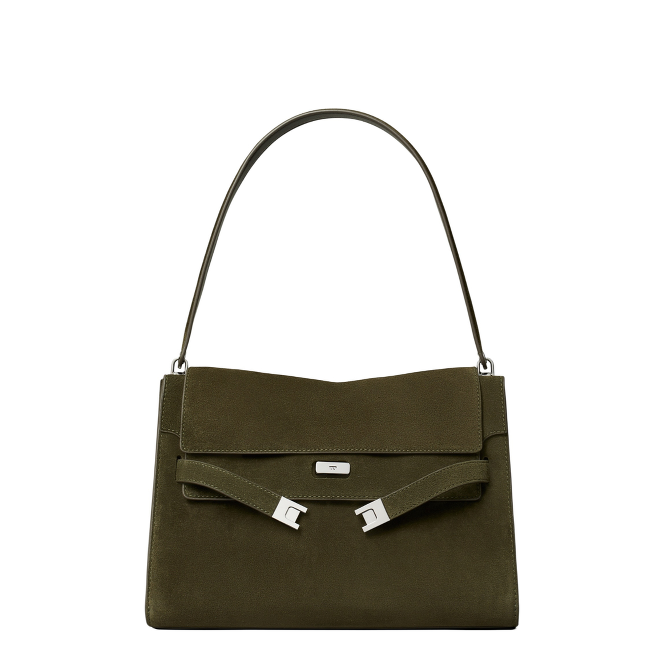 Shoulder Bag Leather Black