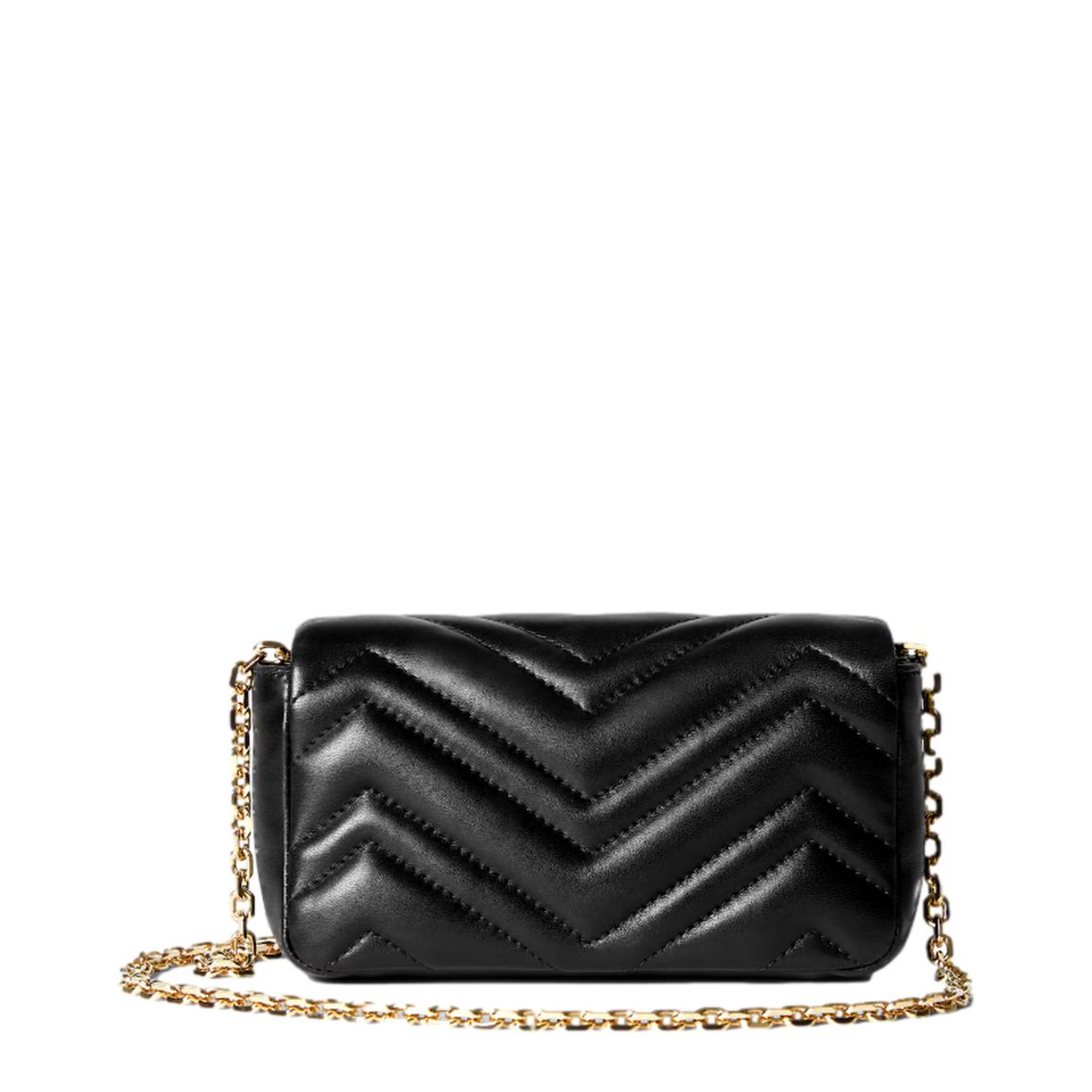 Marmont Mini Shoulder Bag in Black Leather