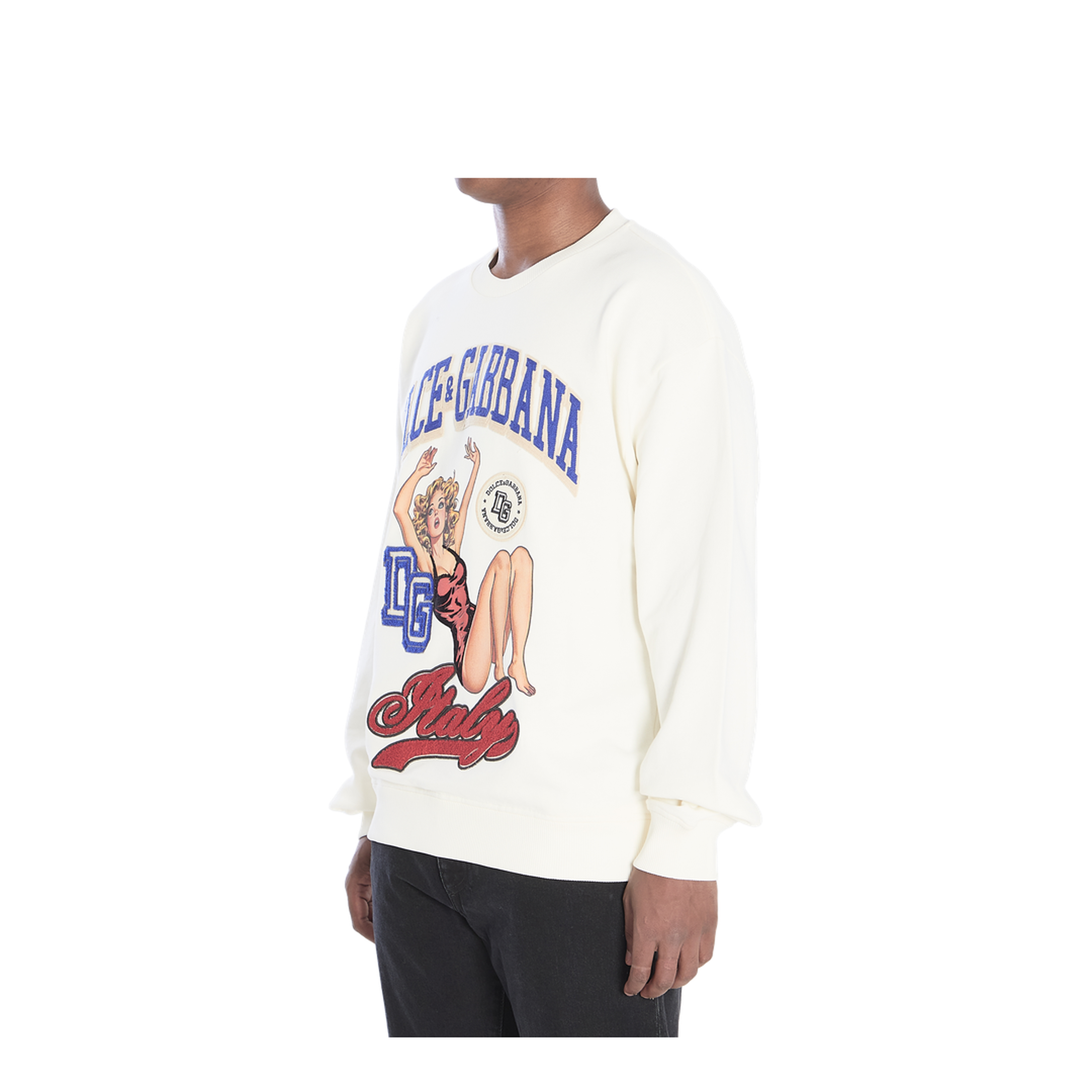 Sweatshirt with Pin-up print