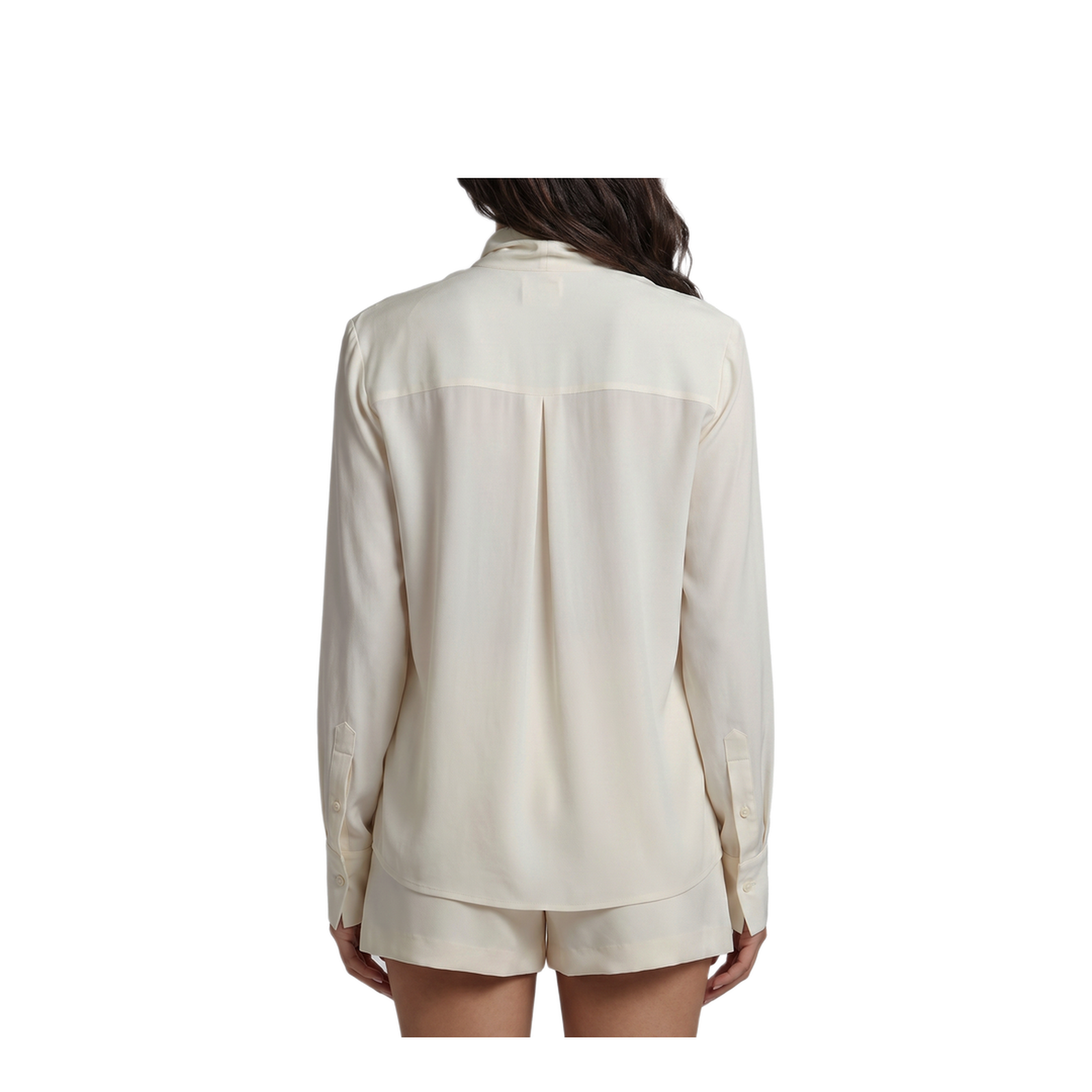 MAYFEYR - Federica Tosi - V Neck Shirt With Scarf - 3110430402