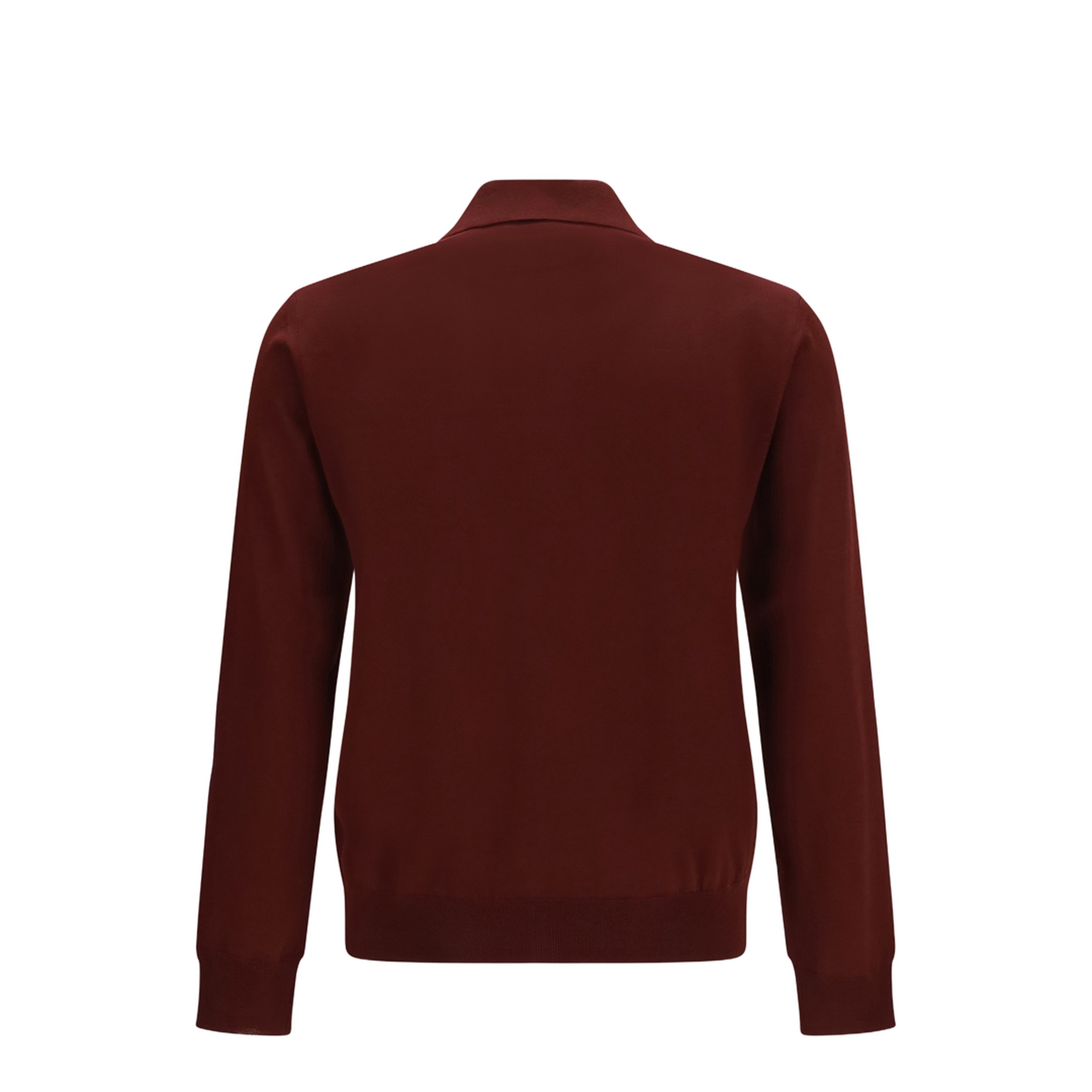 MAYFEYR - Valentino - Long-Sleeve Wool Polo With Vlogo - 9V3KP04UBH9