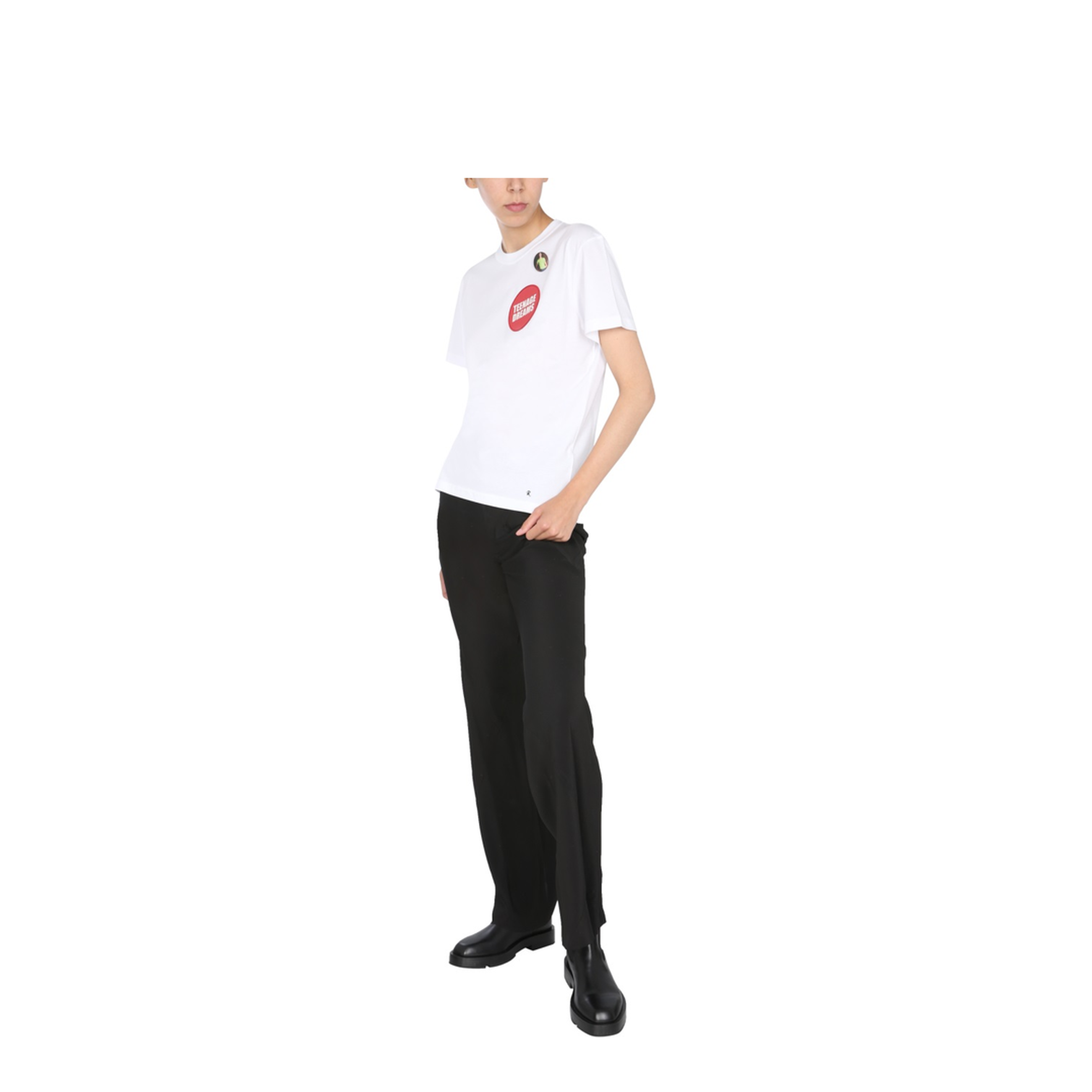 MAYFEYR - RAF SIMONS - Crew Neck T Shirt - 211W100190010010