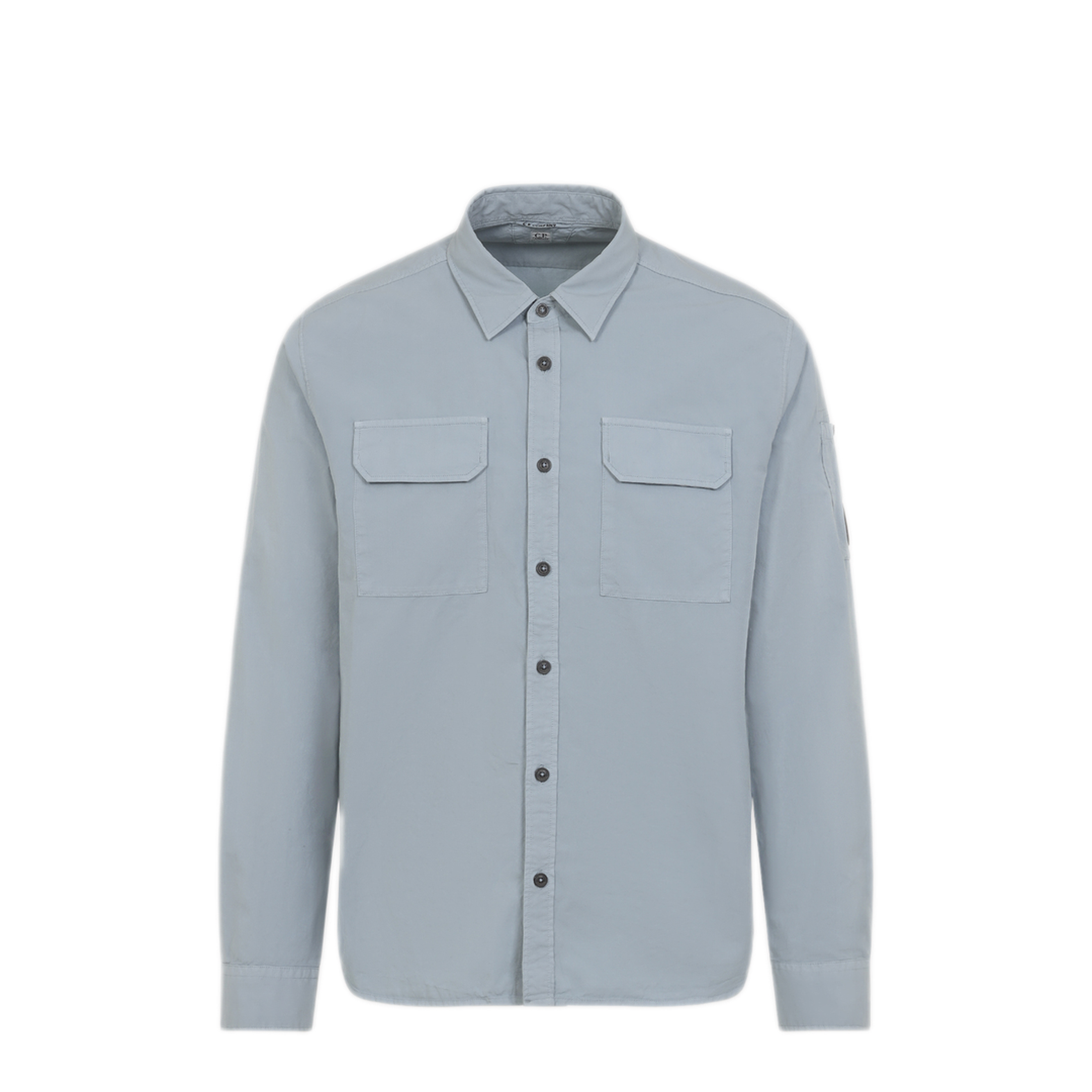 MAYFEYR - C.P. Company - Light Blue Organic Gabardine Shirt - 20CMSH706A110143G809