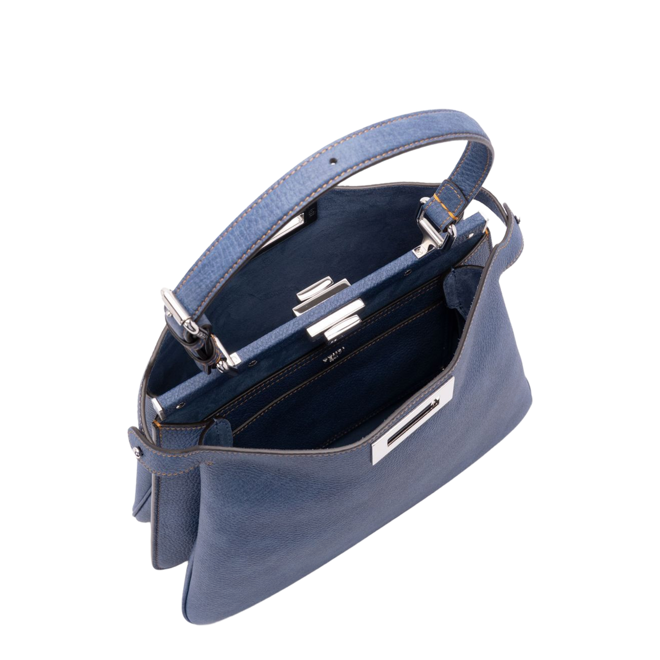 Peekaboo Soft Medium Cuoio Romano Leather Blue