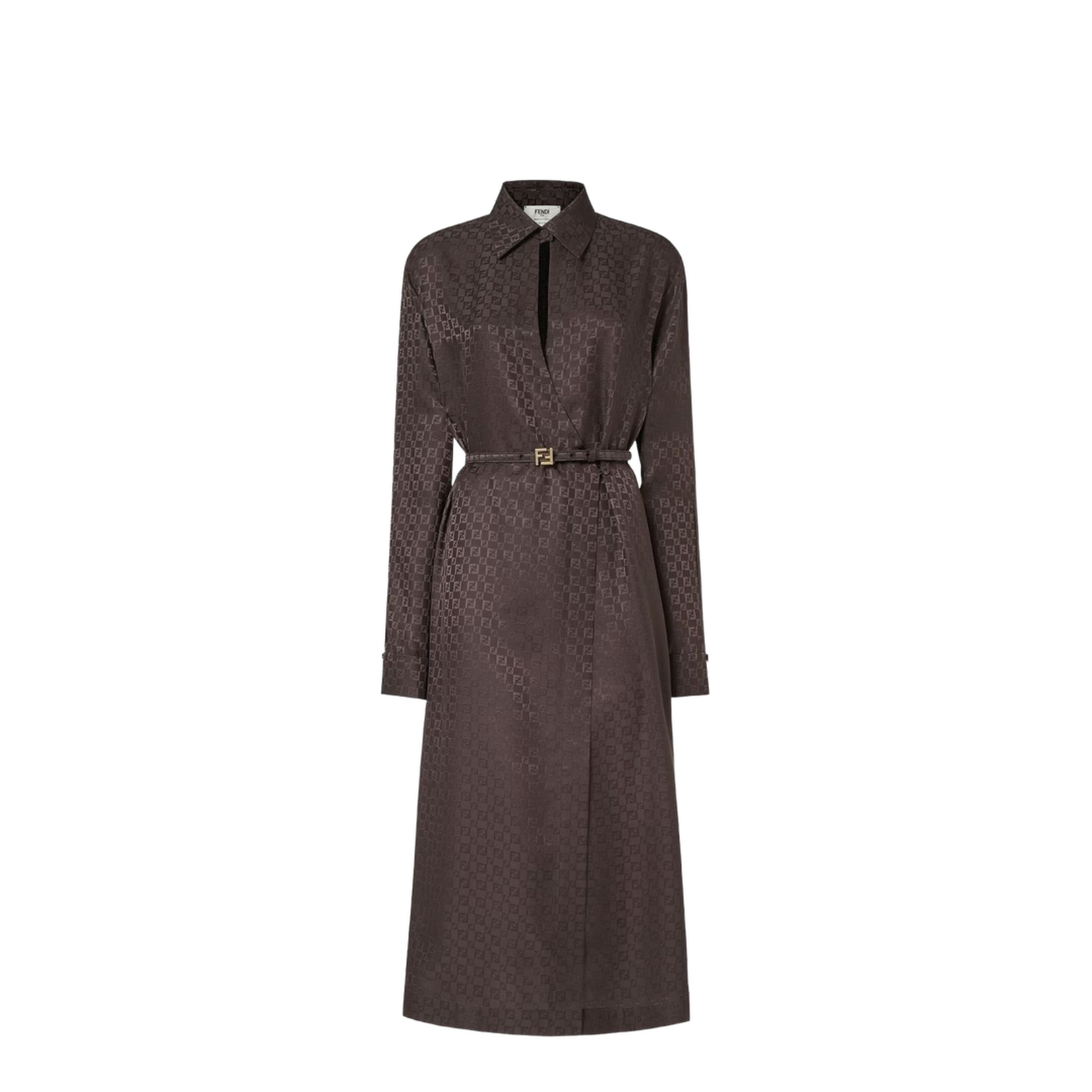 Silk Brown Dress