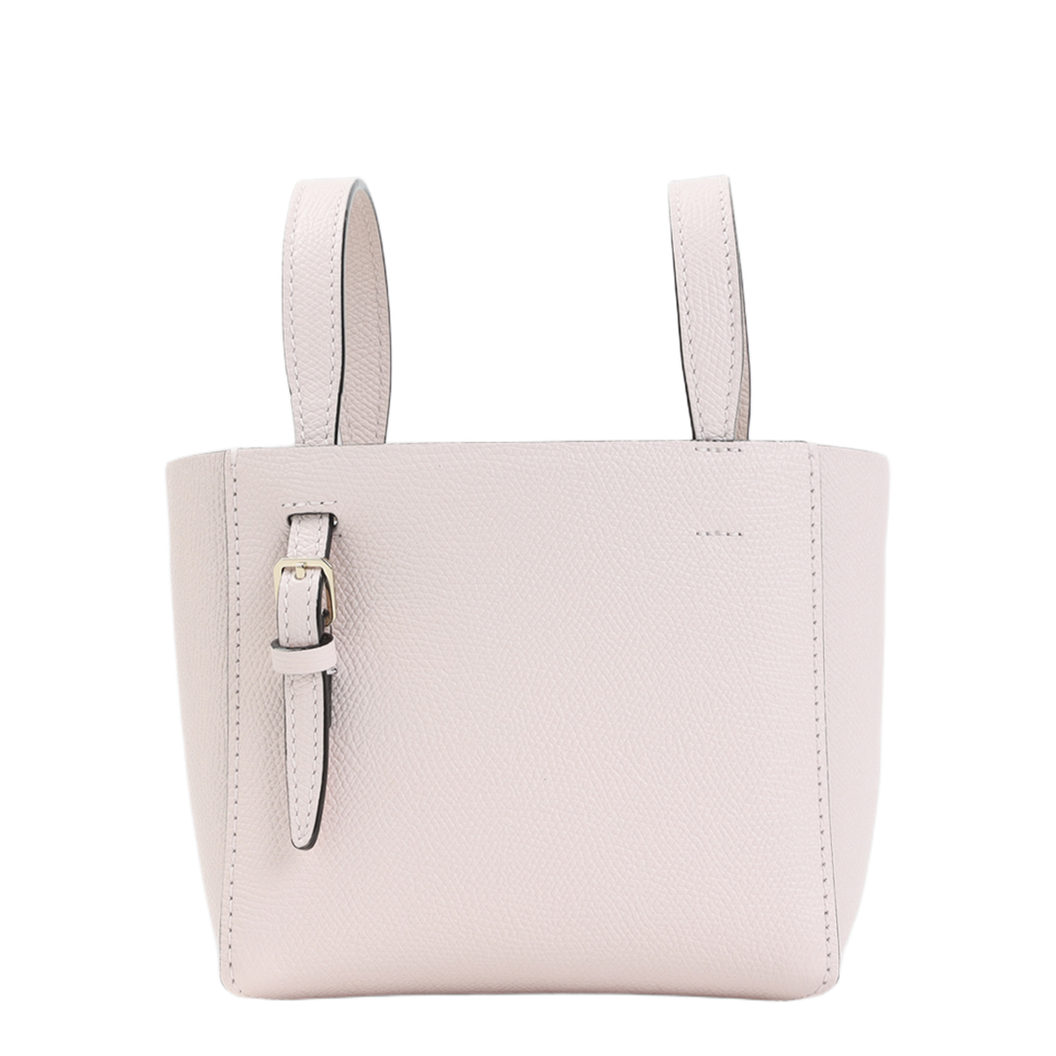 Micro Leather Bucket Bag Pink