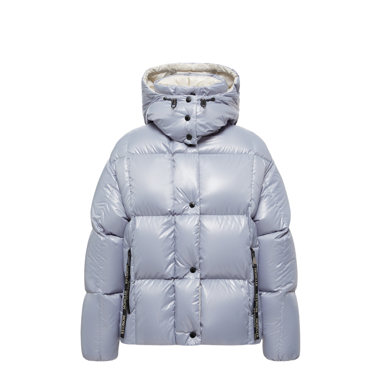 Light Blue Parana Hooded Short Down Jacket