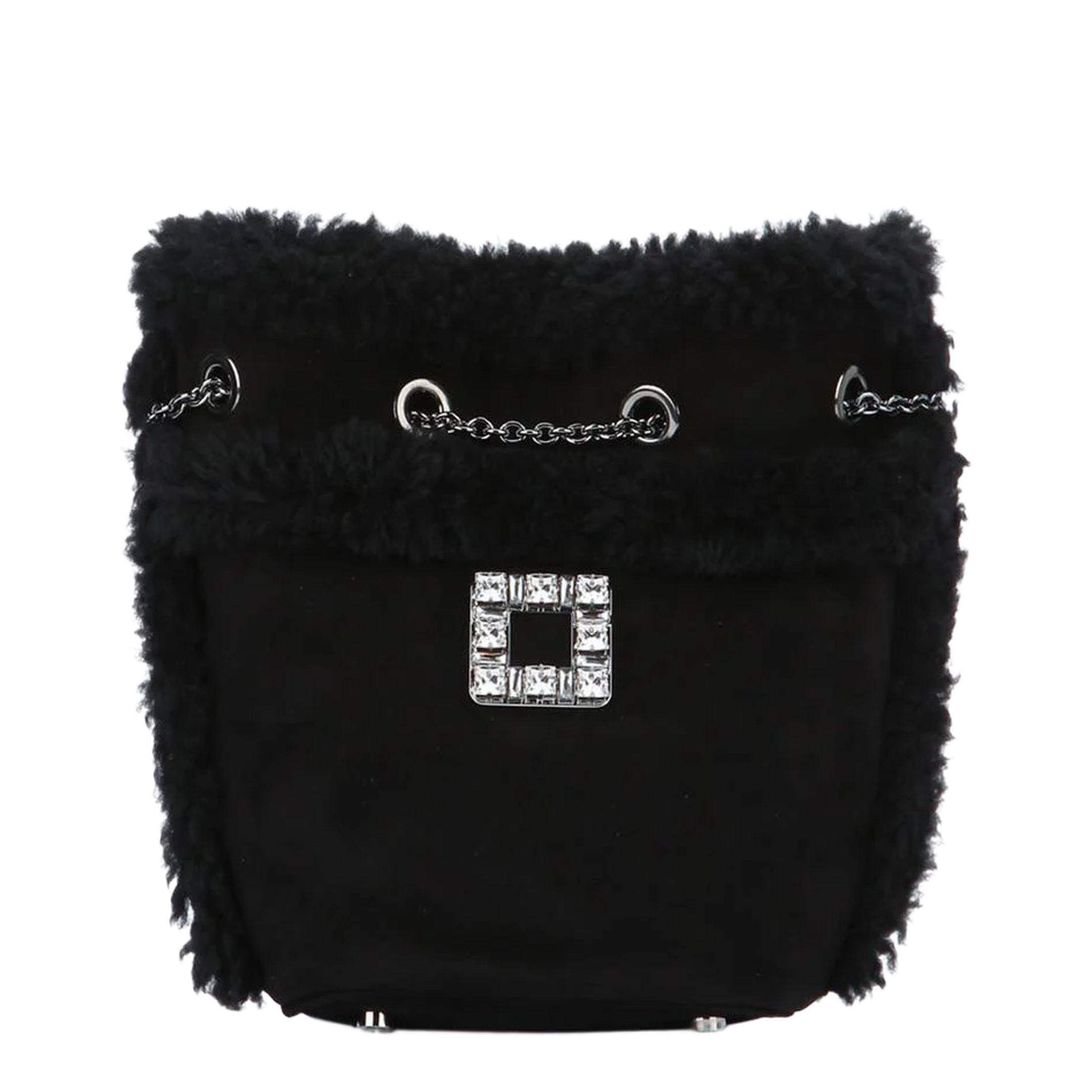 Très Backpack in Suede and Shearling